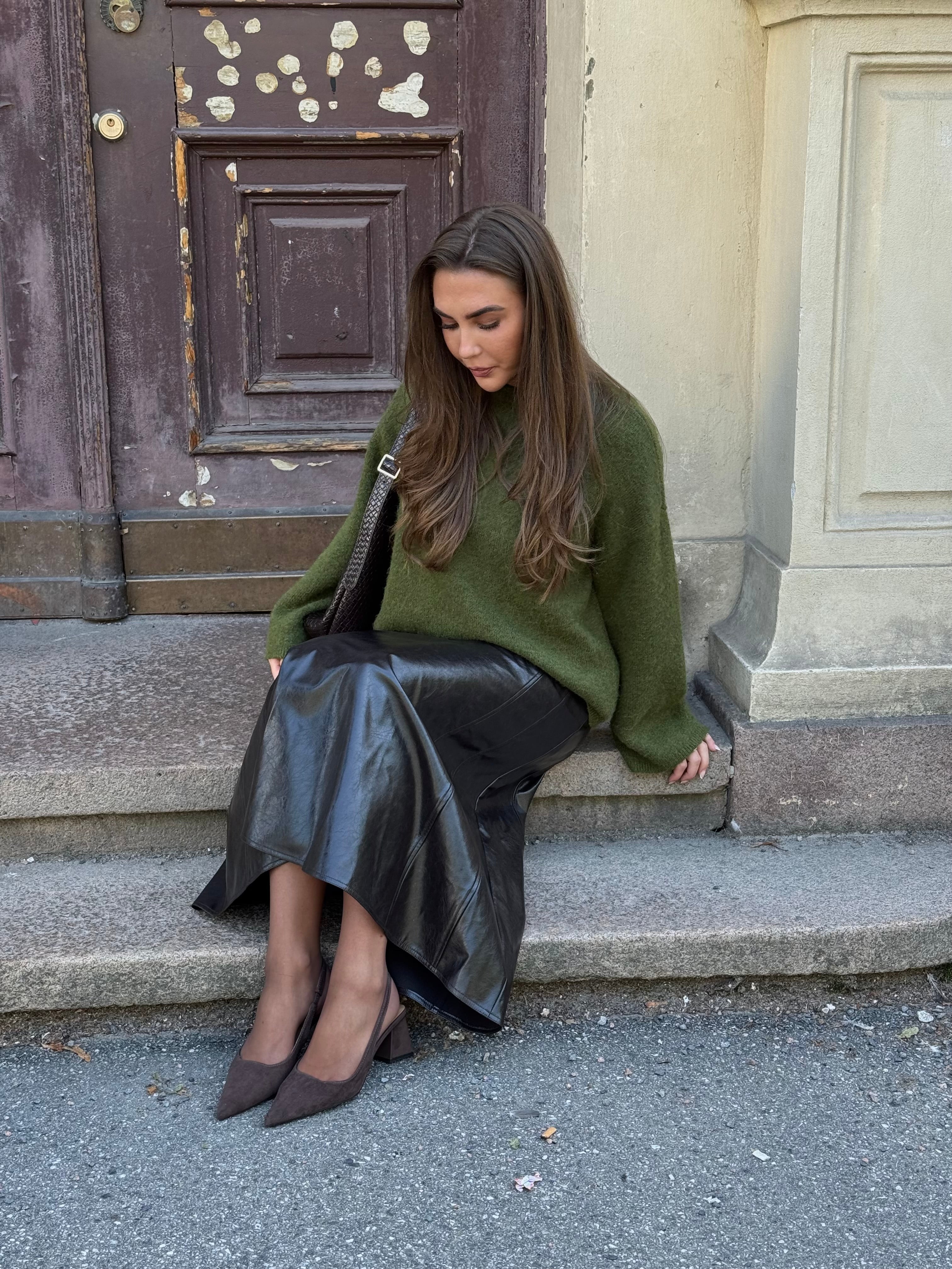 VMDASH COATED SKIRT - Chocolate Torte