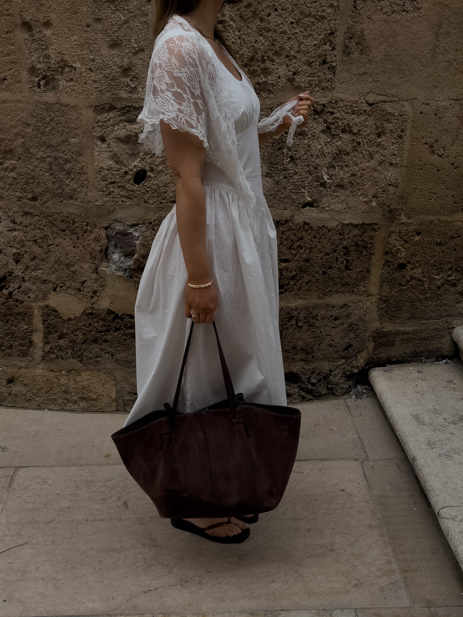 NMASTA Midi Dress - Cloud Dancer