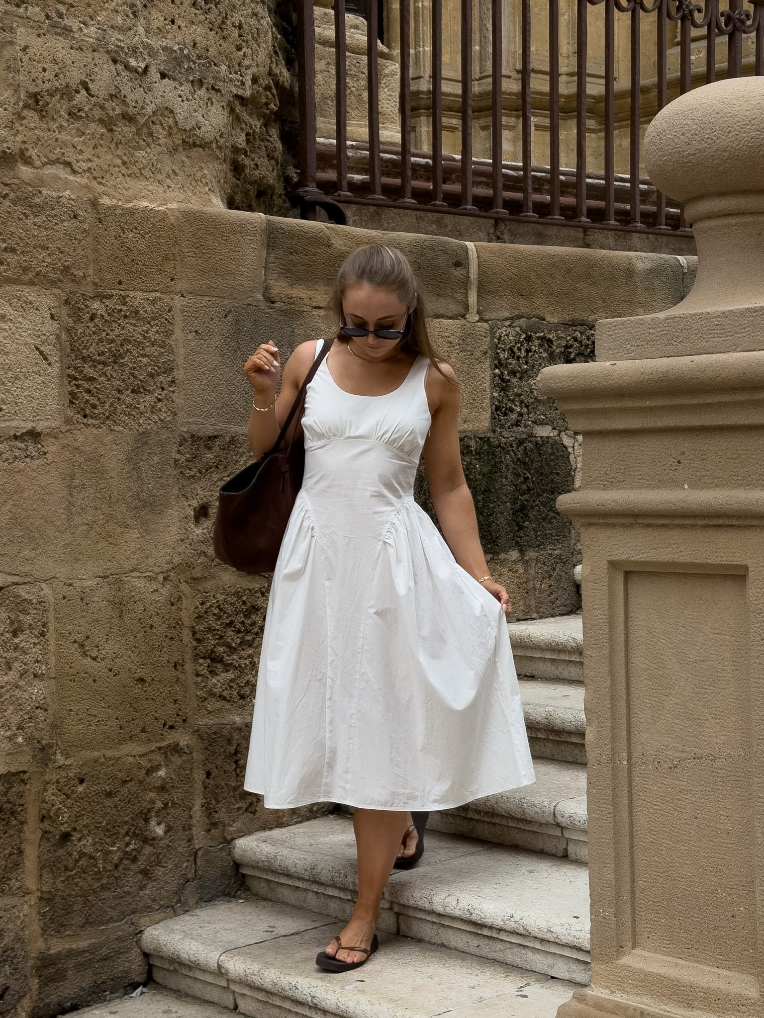 NMASTA Midi Dress - Cloud Dancer