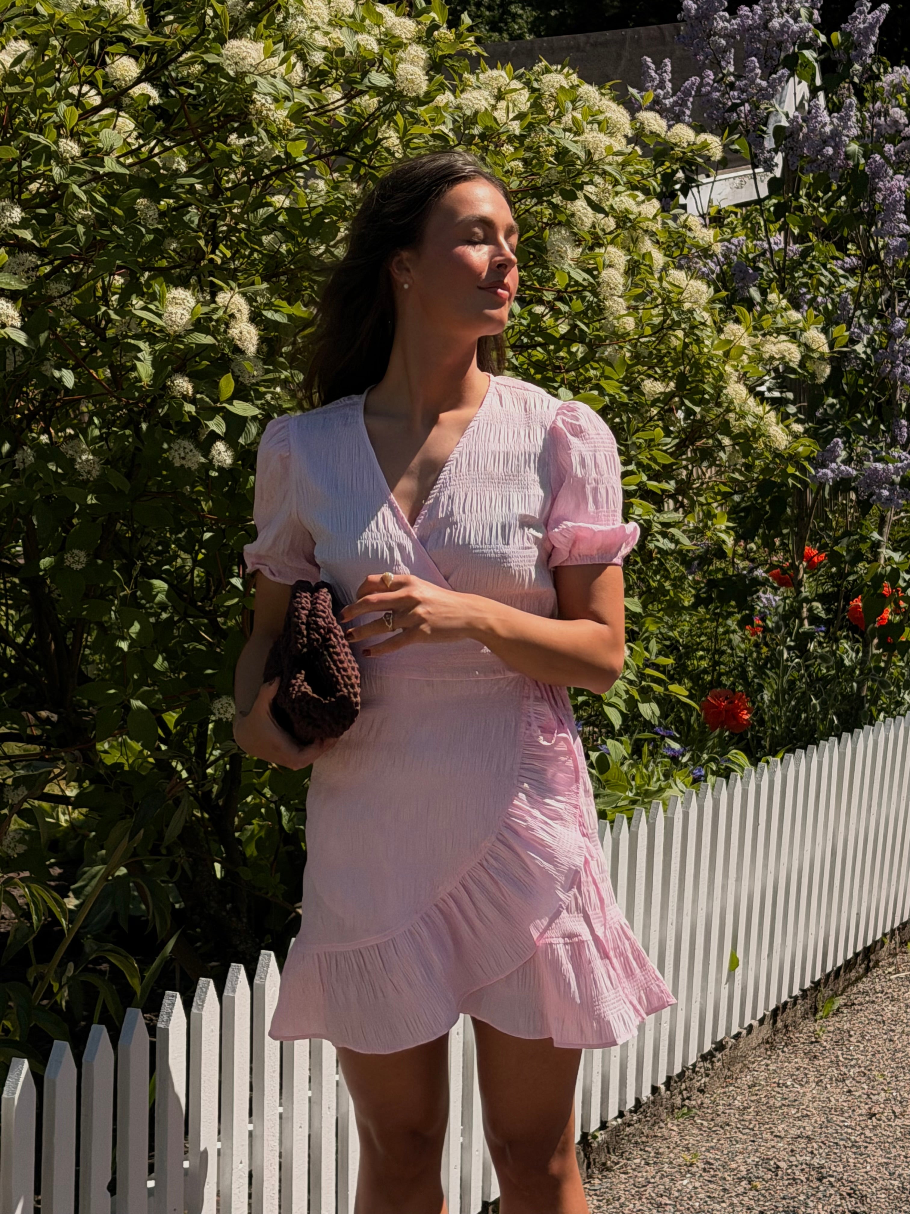 PCMOPPI Short Dress - Roseate Spoonbill