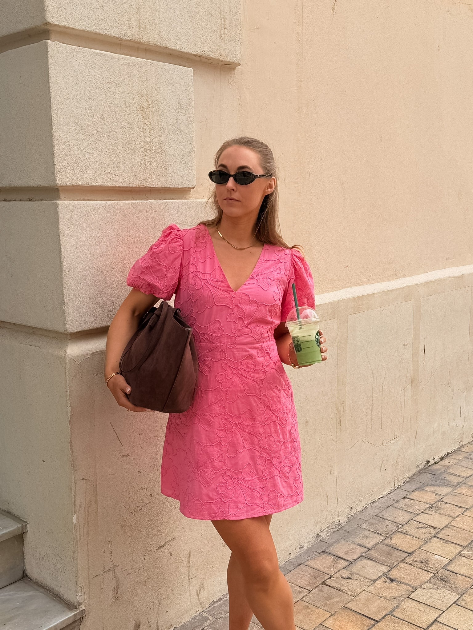 VMANN Short Dress - Pink Cosmos