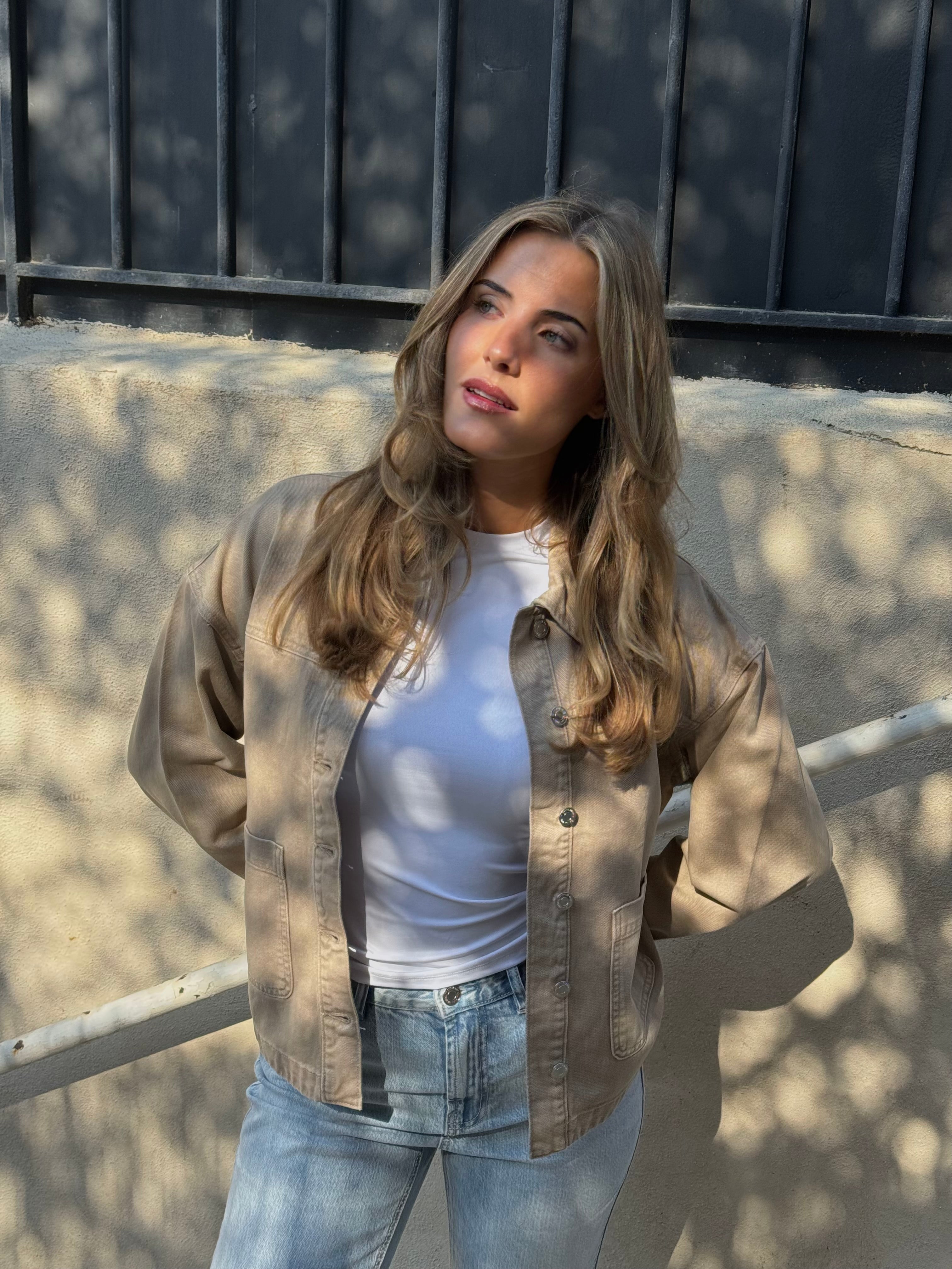 VMJAMIE Denim Jacket - Silver Mink