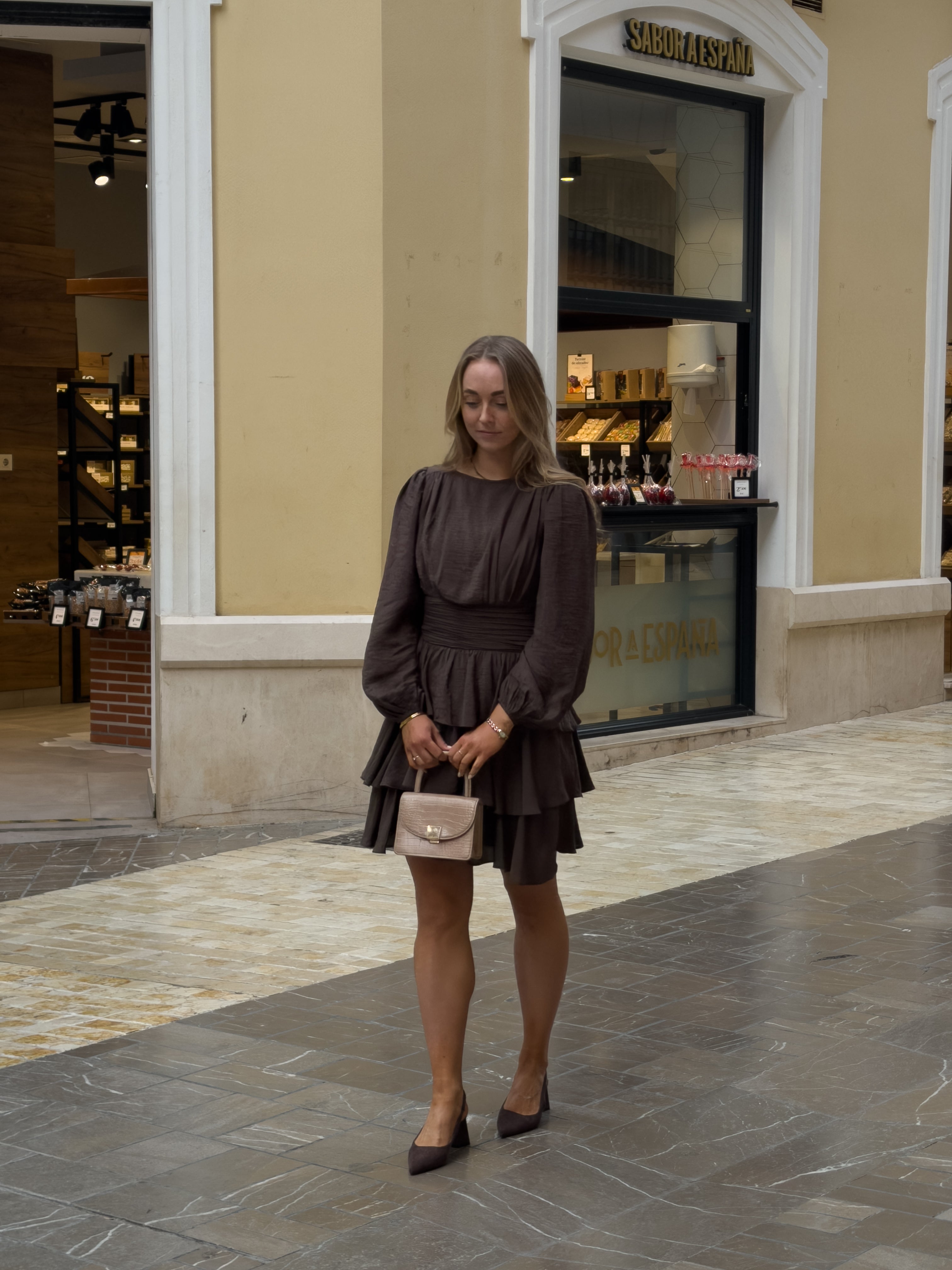 VMLISE DRESS - Chocolate Brown