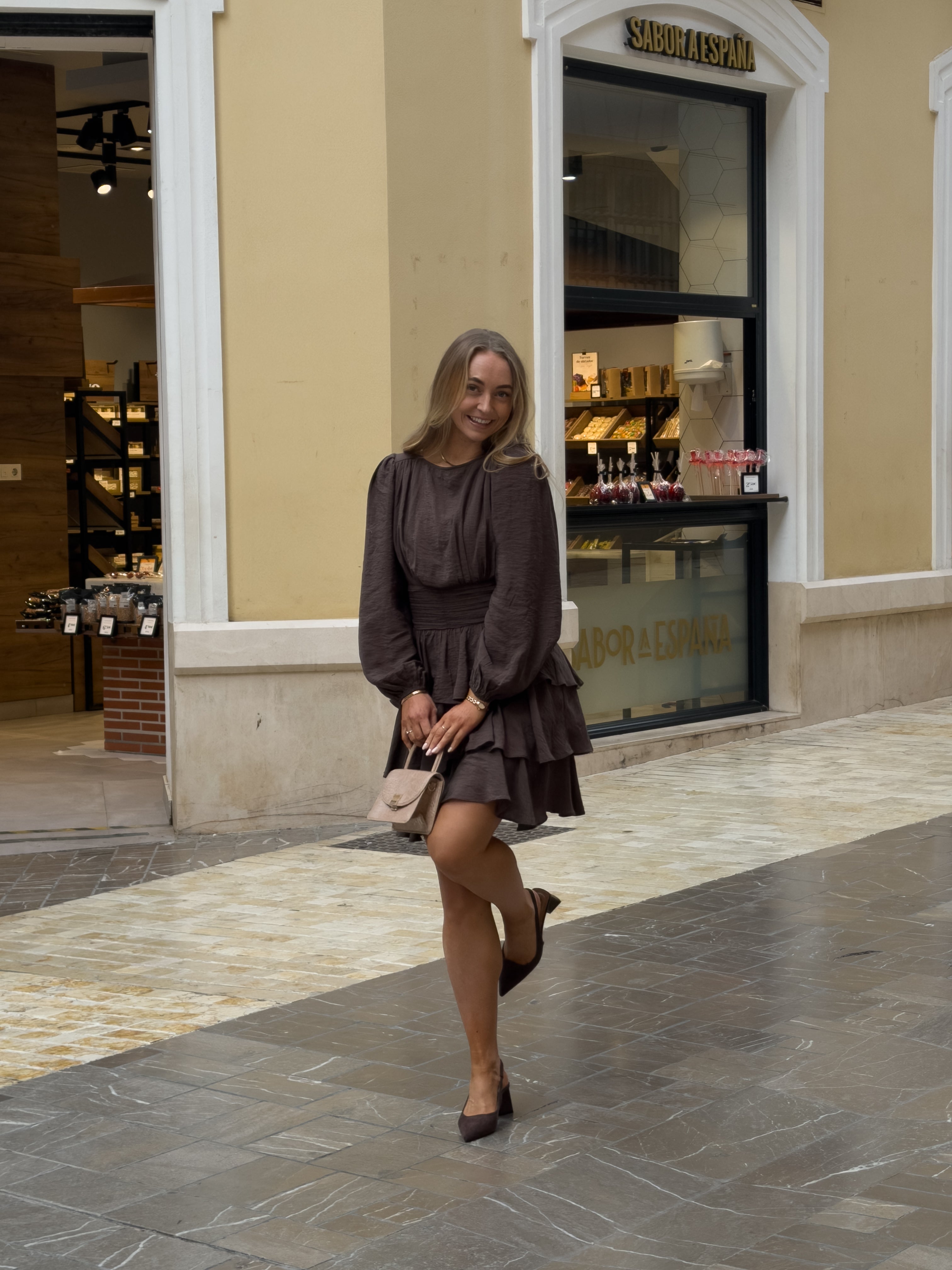 VMLISE DRESS - Chocolate Brown
