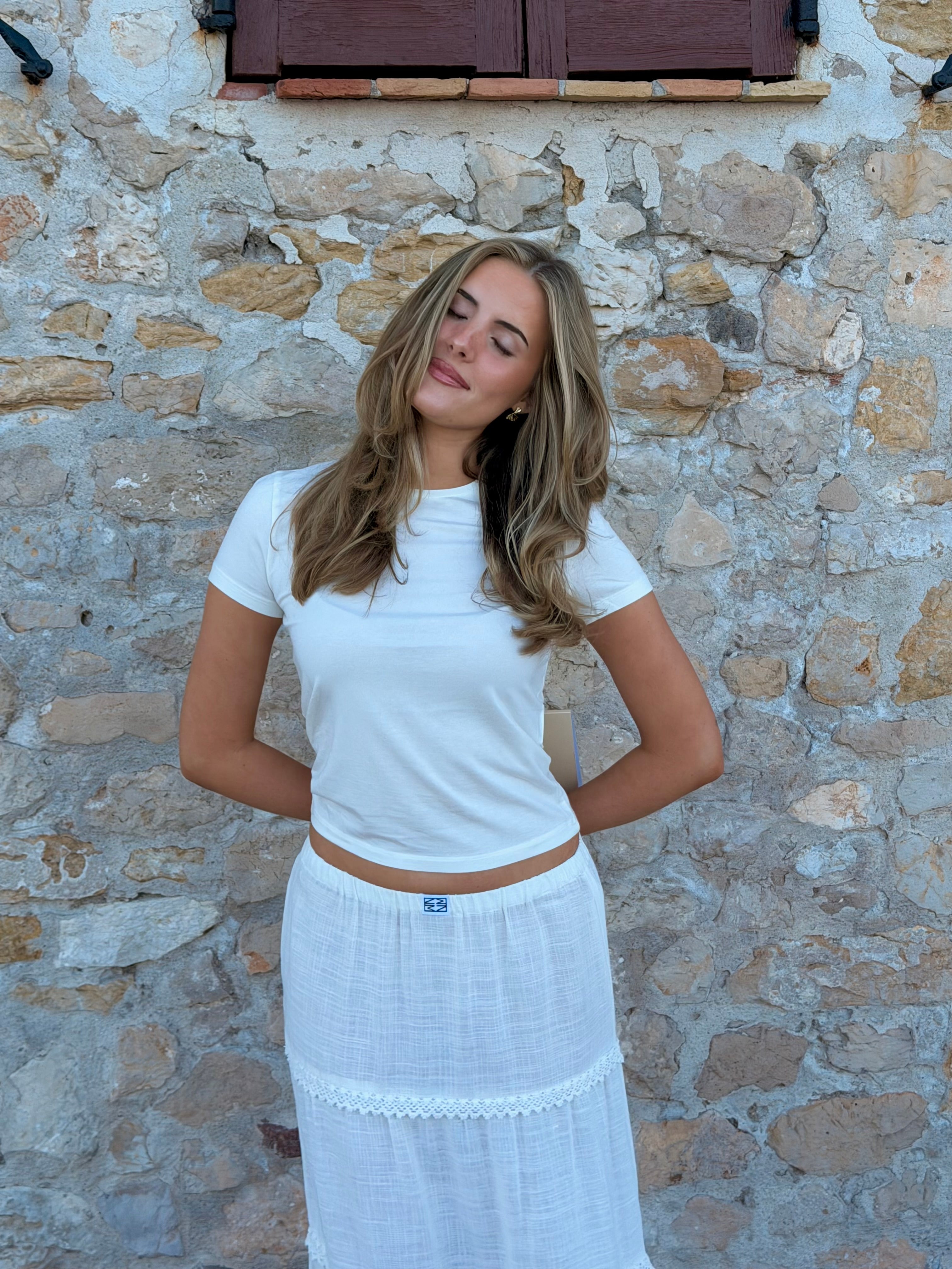 PCLULA T-Shirt - Bright White