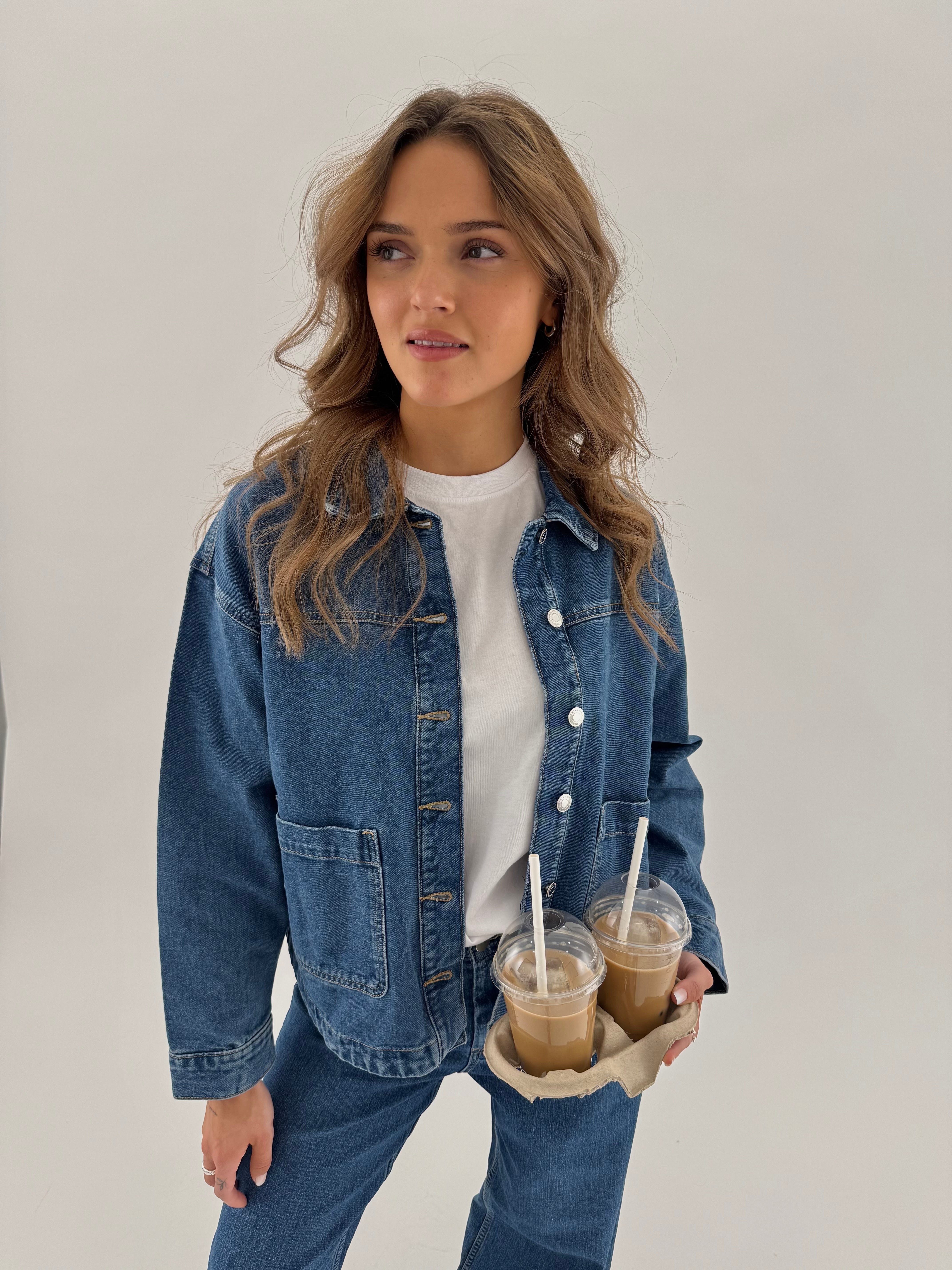 VMJAMIE Denim Jacket - Medium Blue Denim