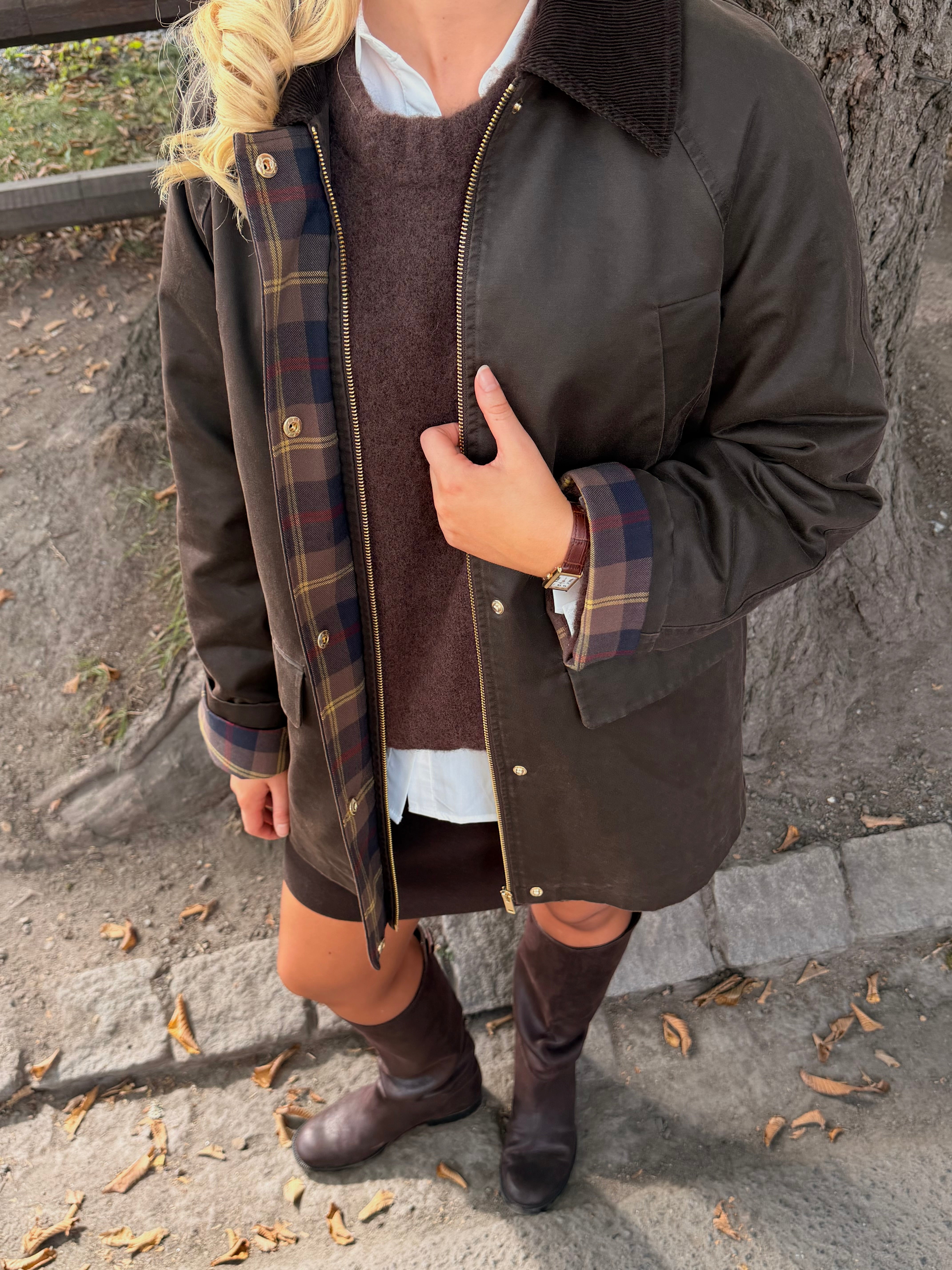 AWRILEY Jacket - Chocolate Brown