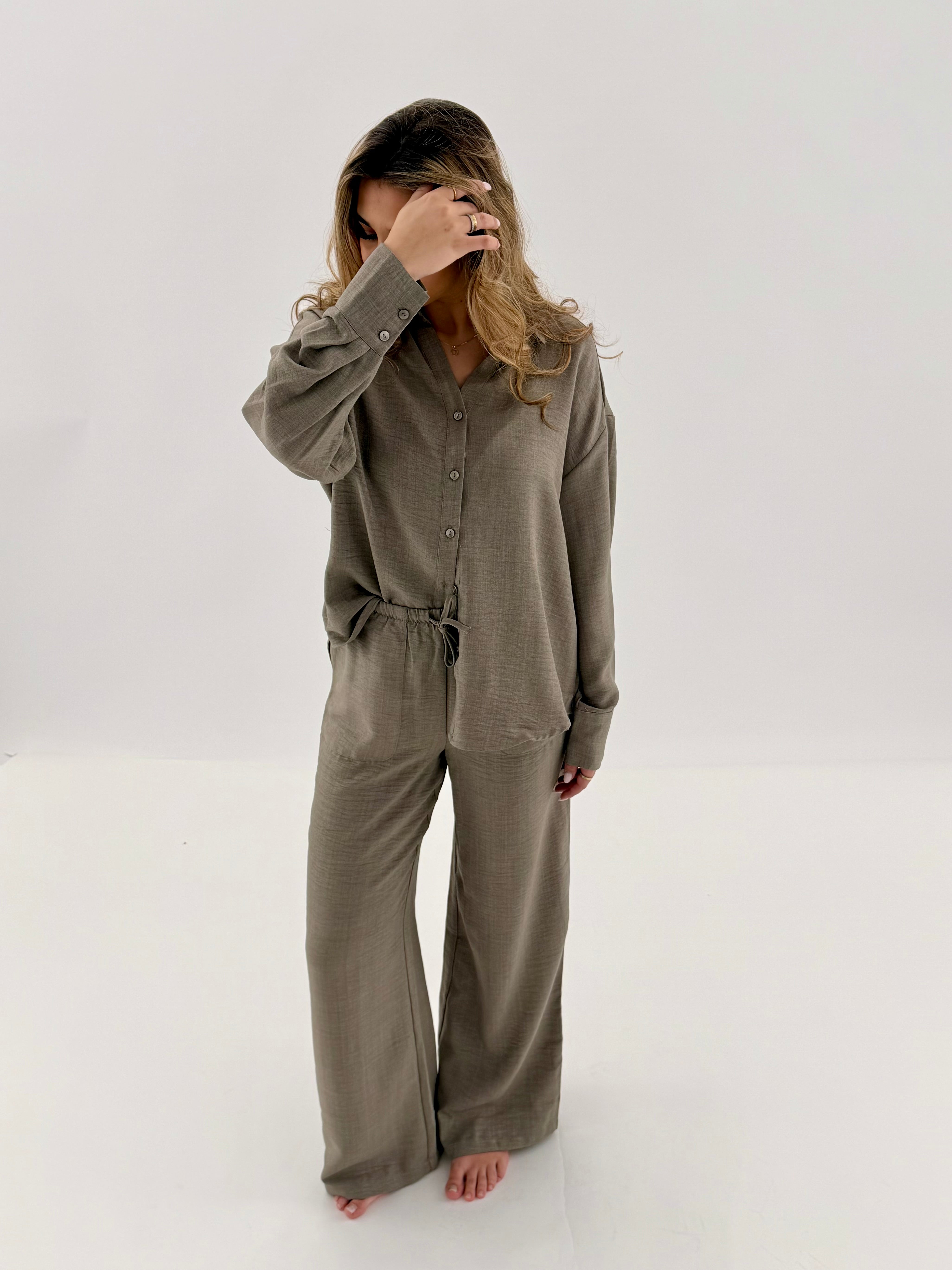 VMMELANEY Trousers - Brindle