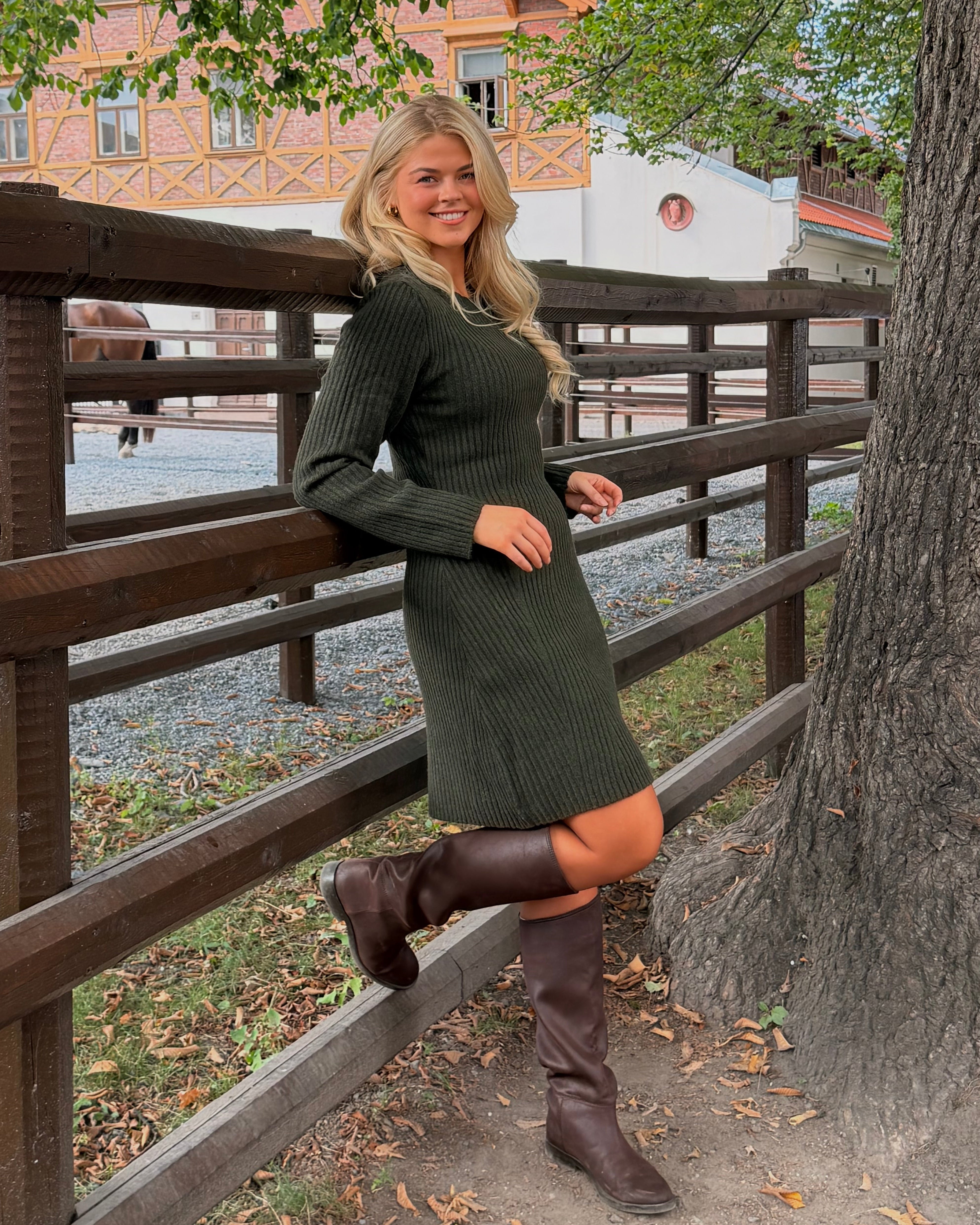 VMJOSANNA Short Dress - Forest Night