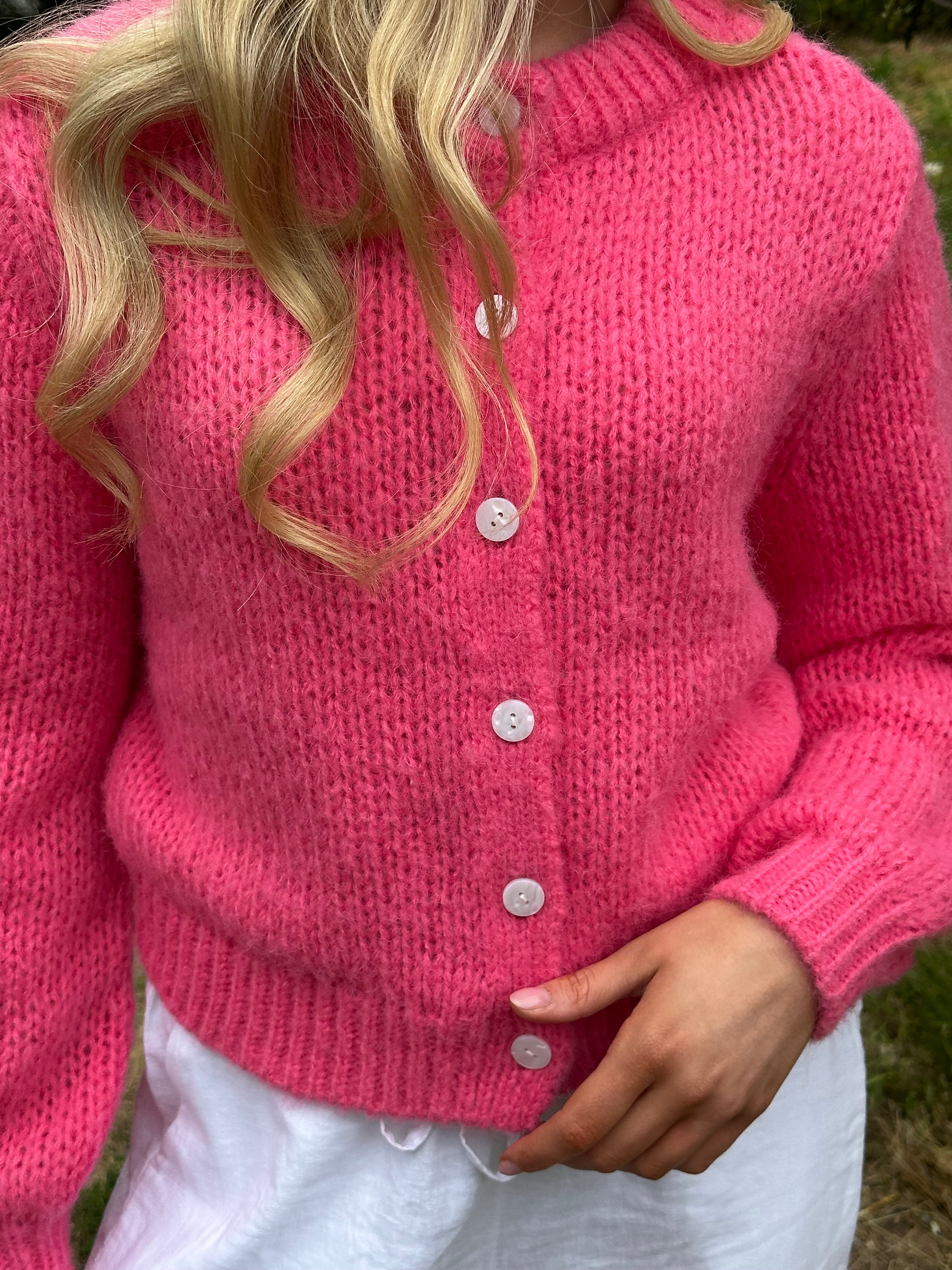 VMWILO Knit Cardigan - Hot Pink
