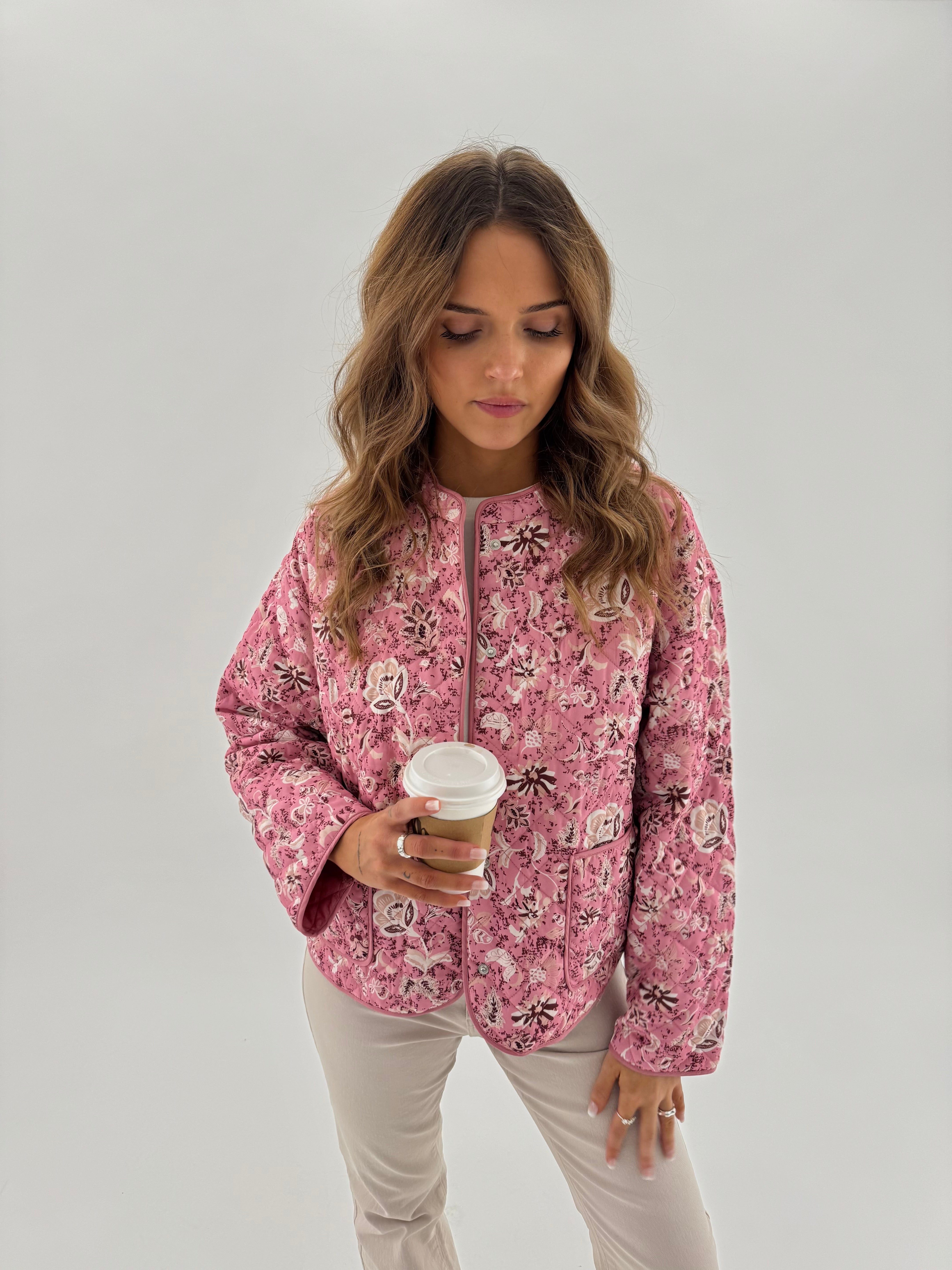 VMJANE QUILTED JACKET  - Cashmere Rose