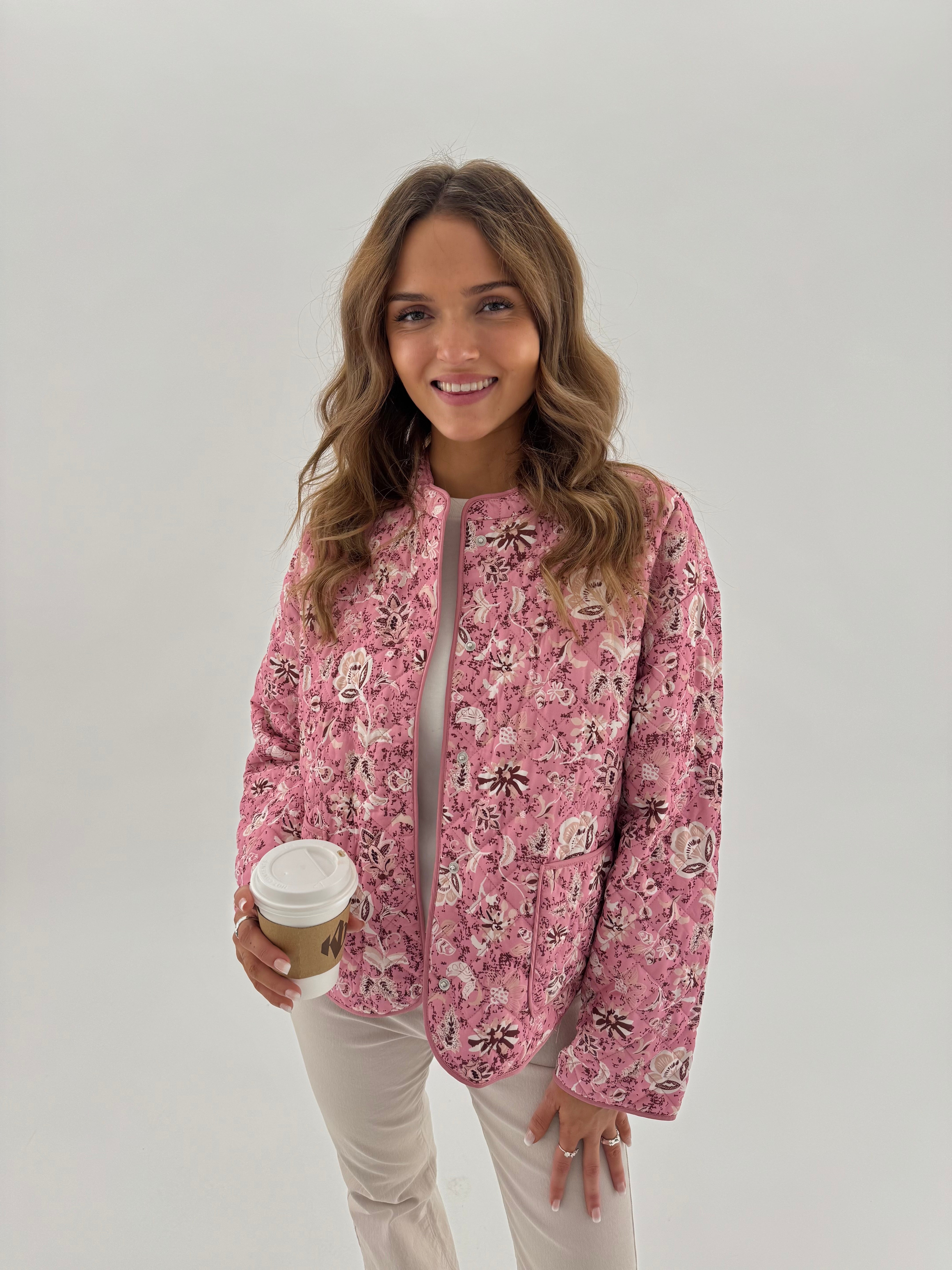 VMJANE QUILTED JACKET  - Cashmere Rose
