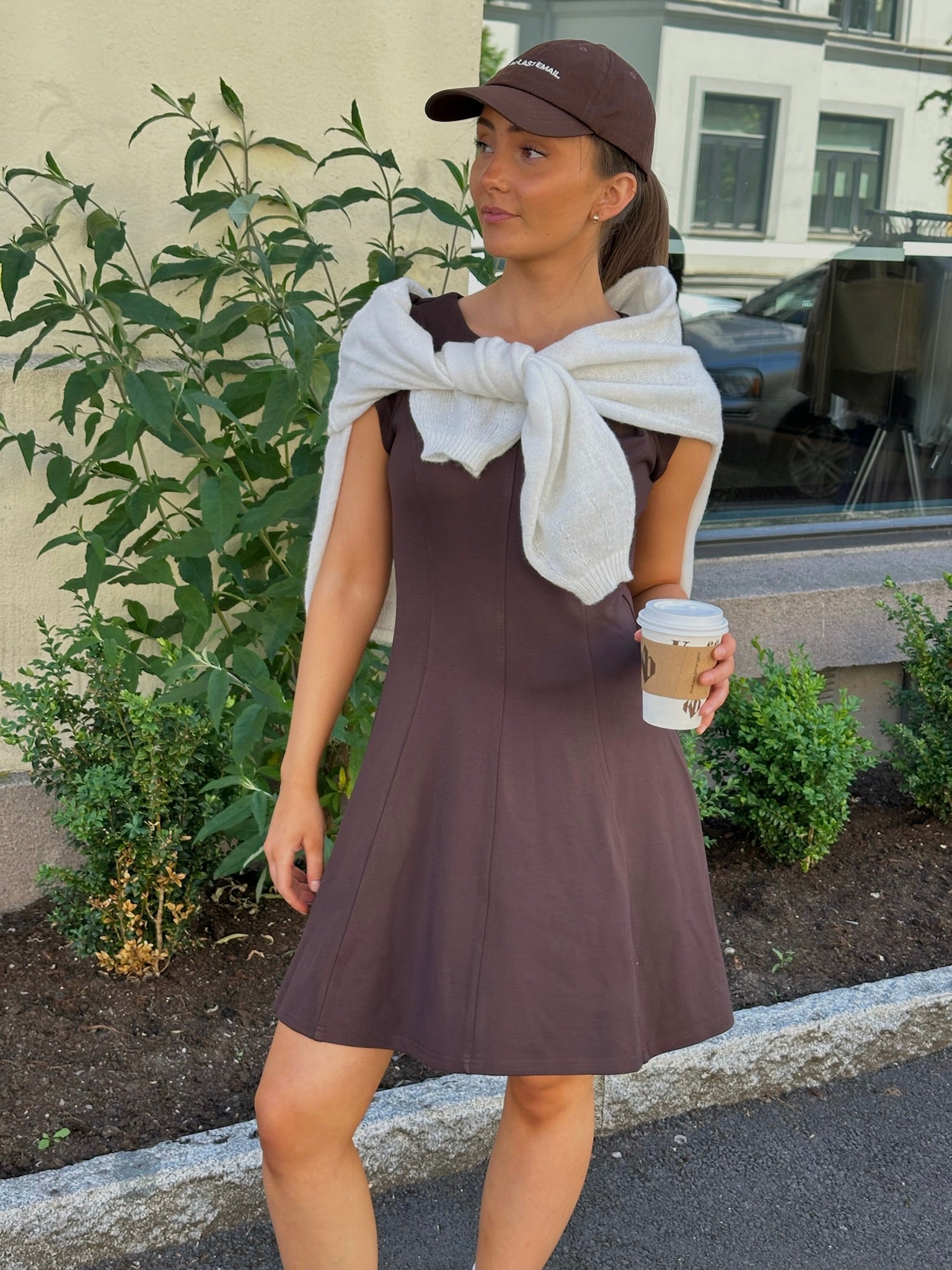 VMJAZLYN Short Dress - Chocolate Torte