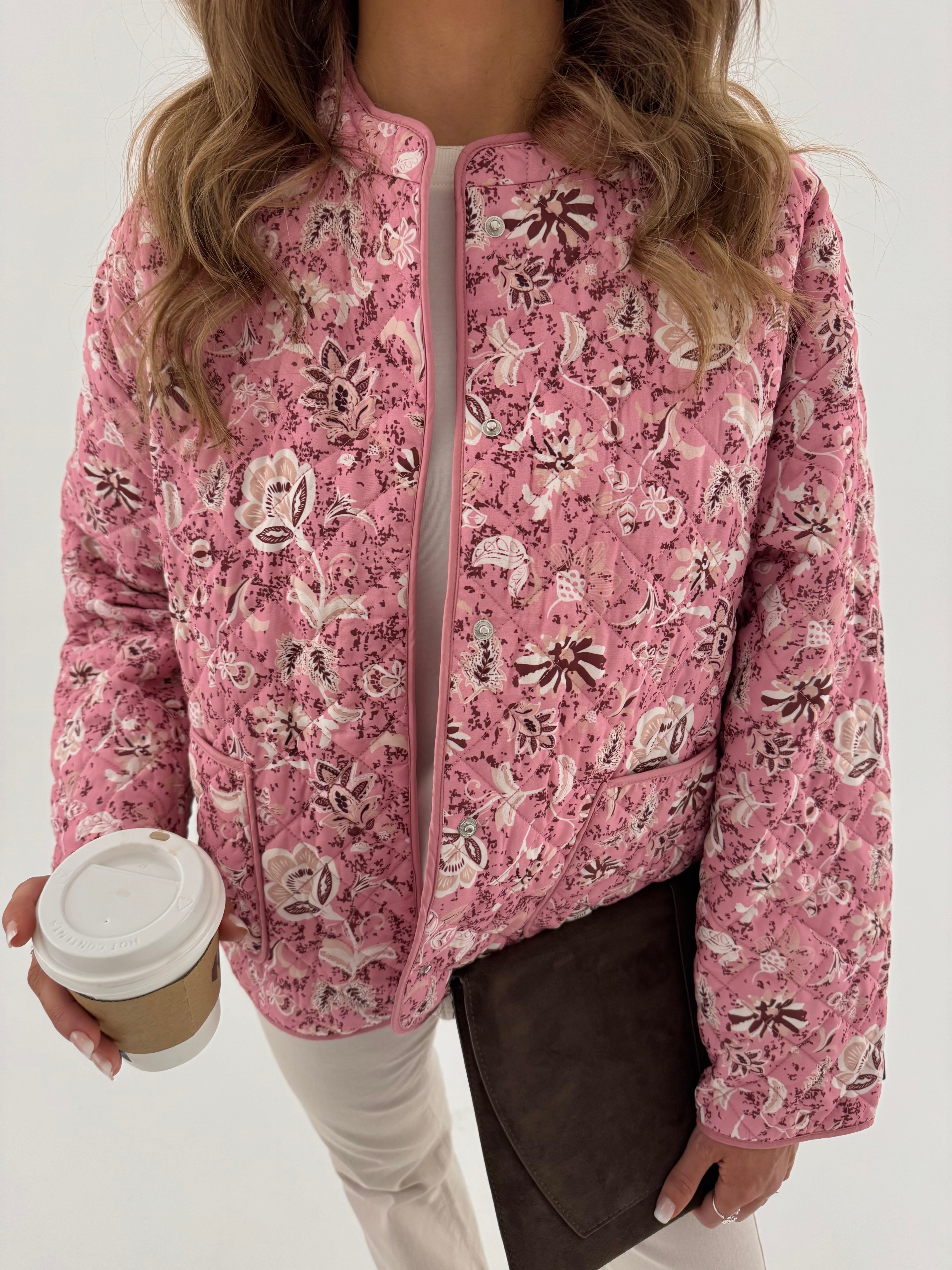 VMJANE QUILTED JACKET  - Cashmere Rose