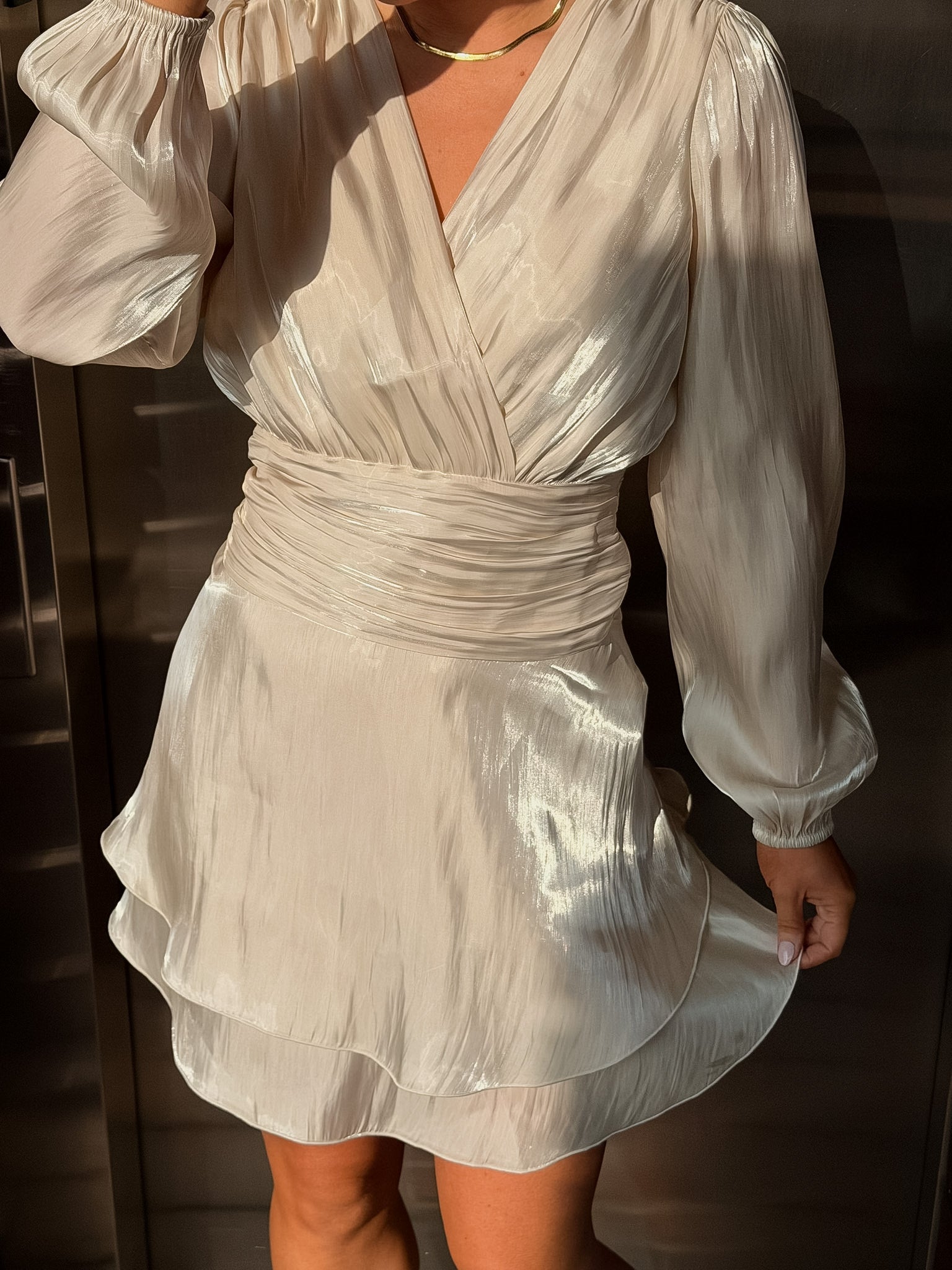 VMPOLLY Short Dress - Birch