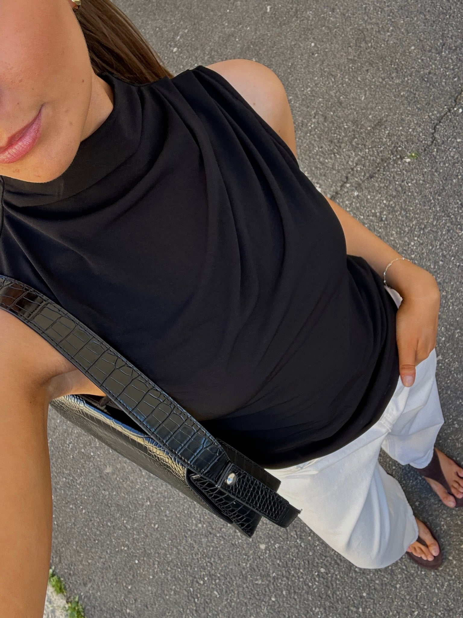 PCMADISON T-Shirts & Tops - Black