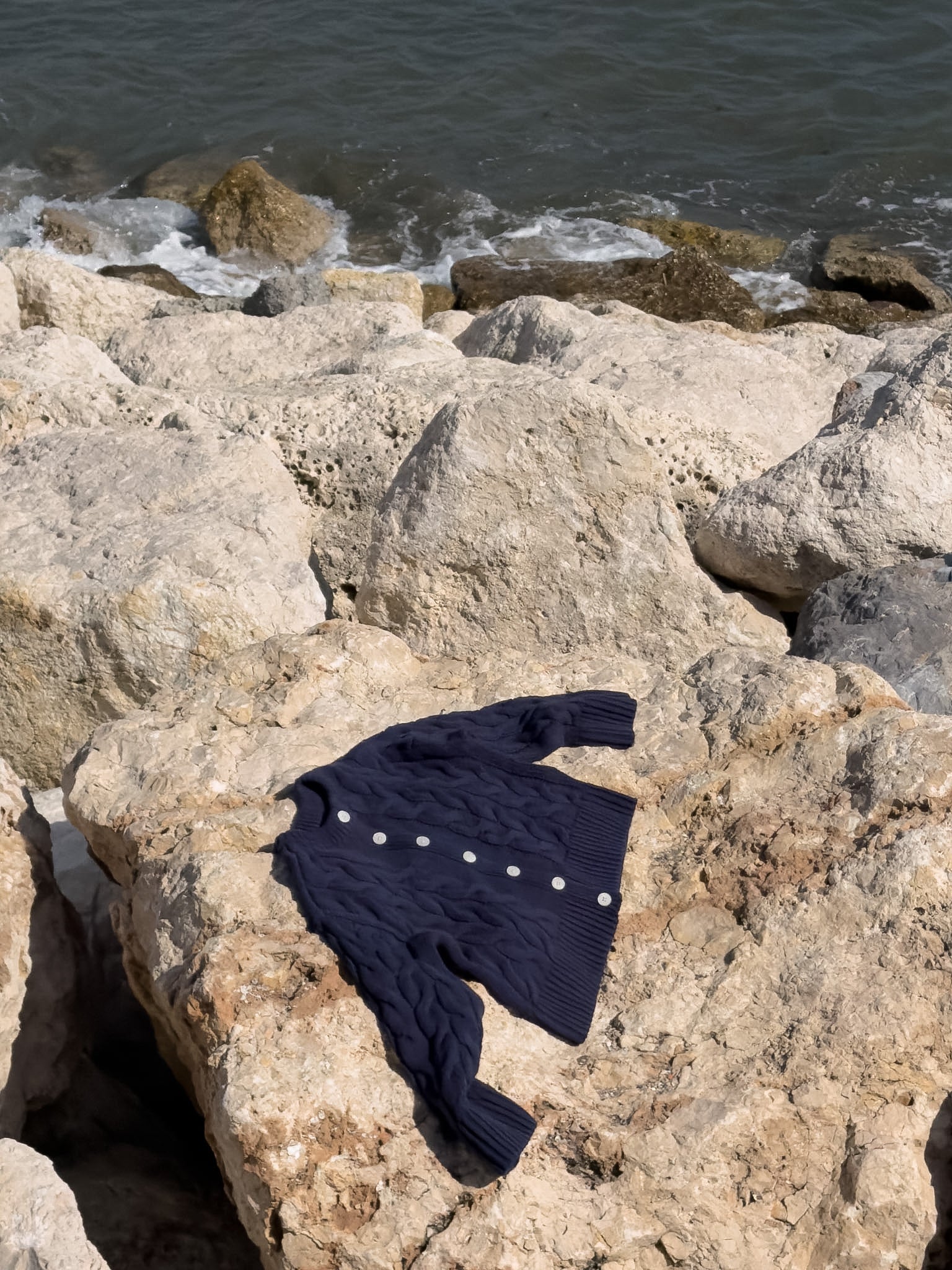 VMSVEA Knit Cardigan - Navy Blazer