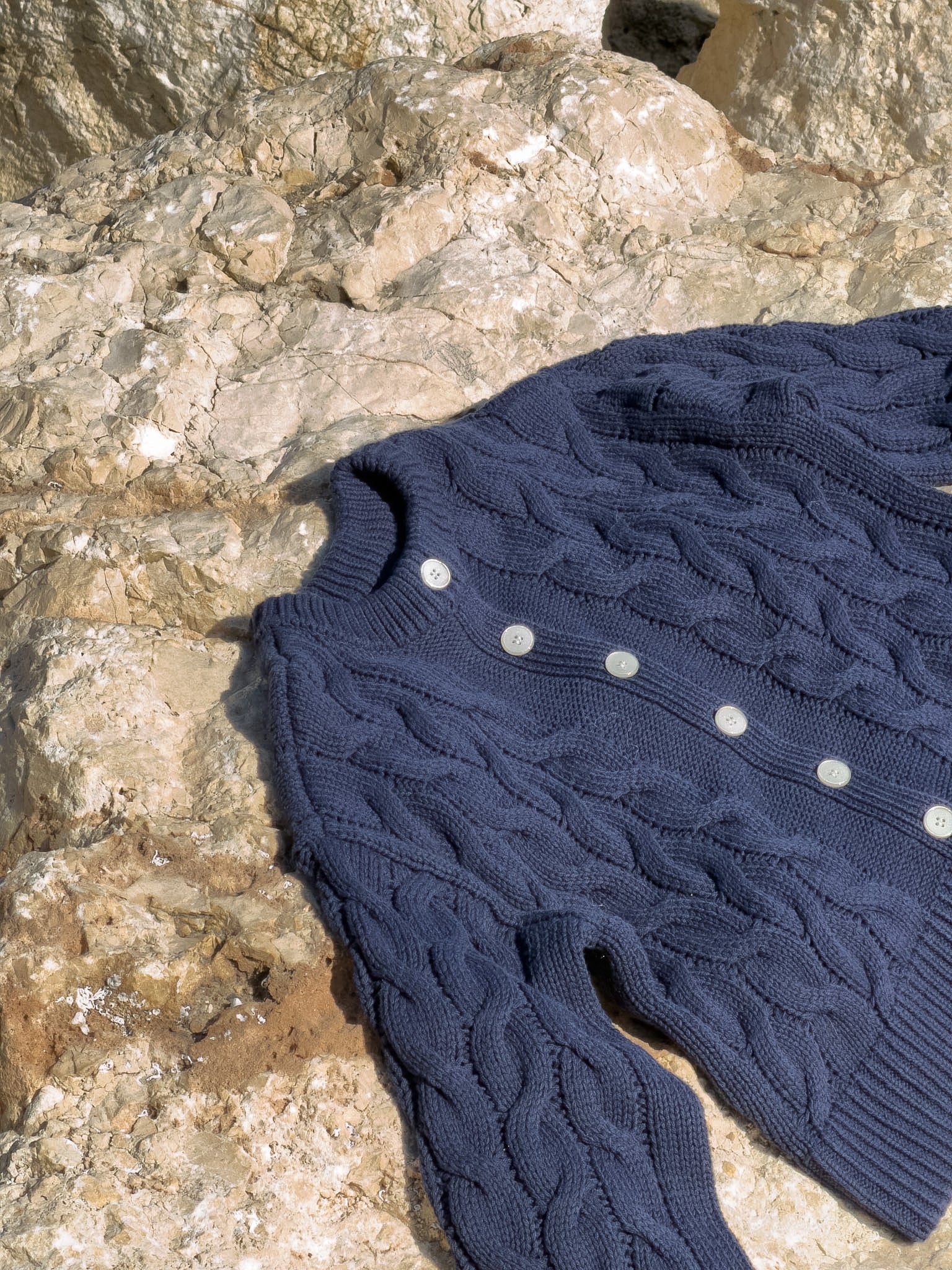 VMSVEA Knit Cardigan - Navy Blazer