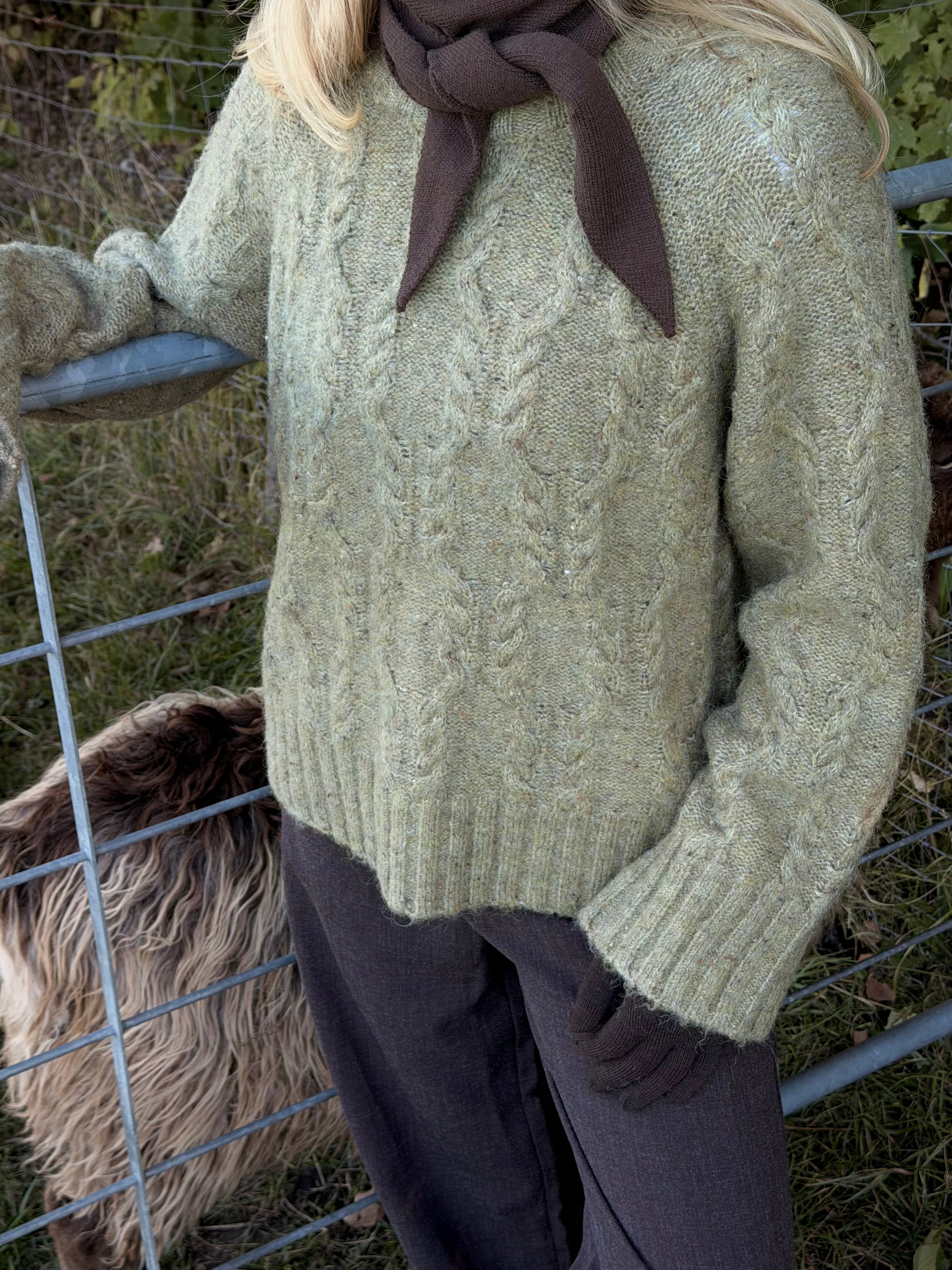 VMINGRID Pullover - Oil Green