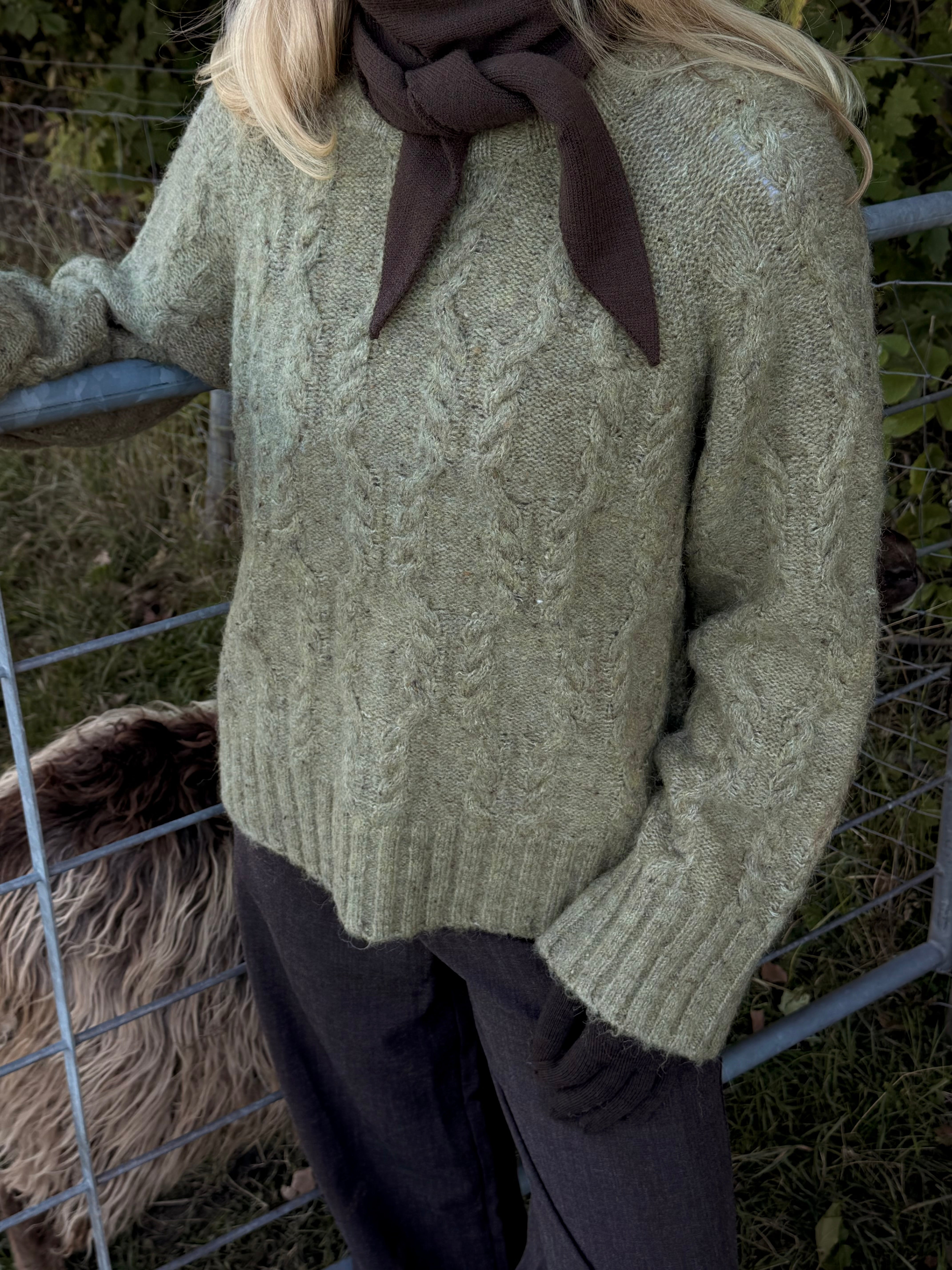 VMINGRID Pullover - Oil Green