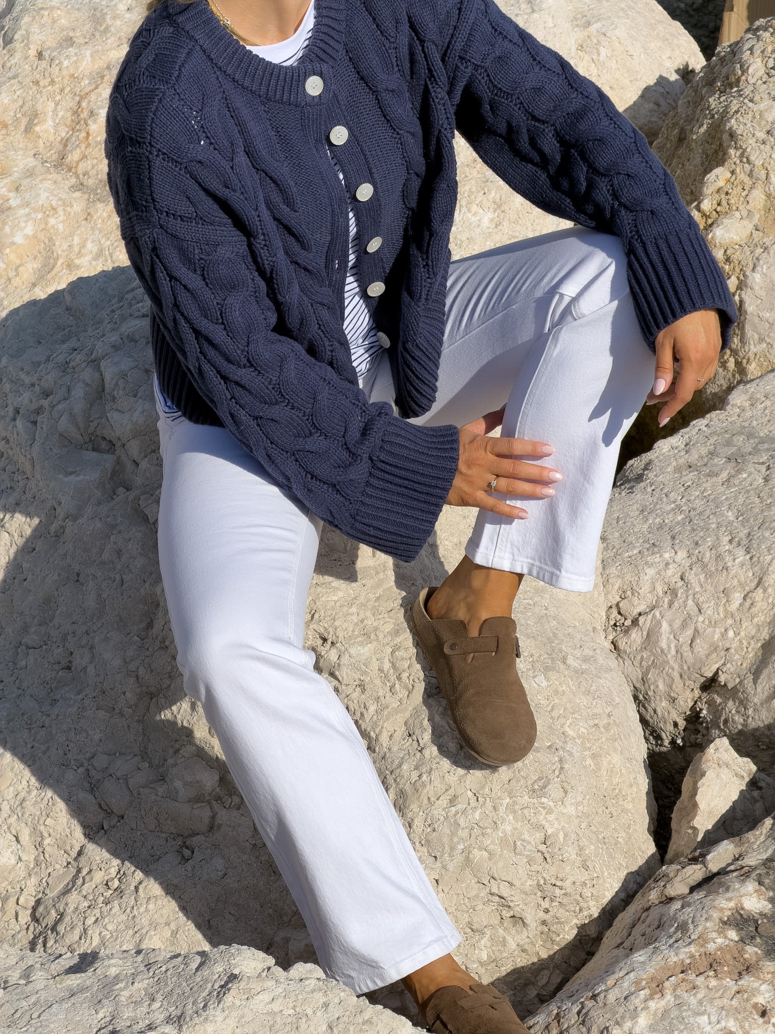 VMTESSA Straight Jeans - Bright White