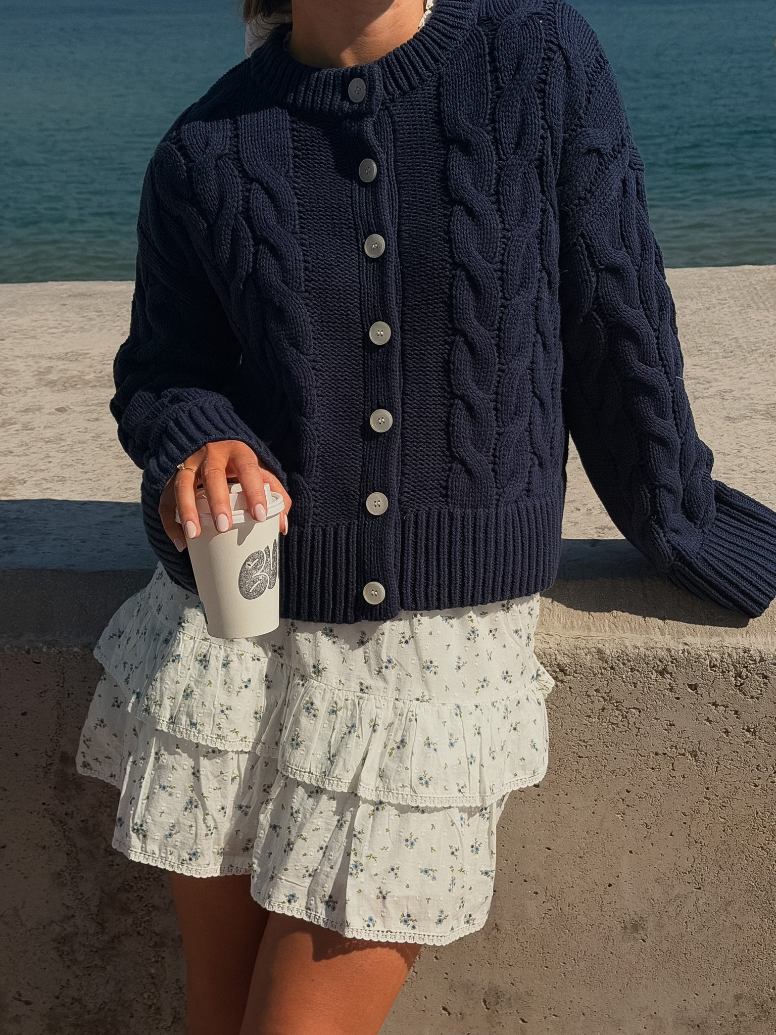 VMTRINE Short Skirt - Blue Jasper