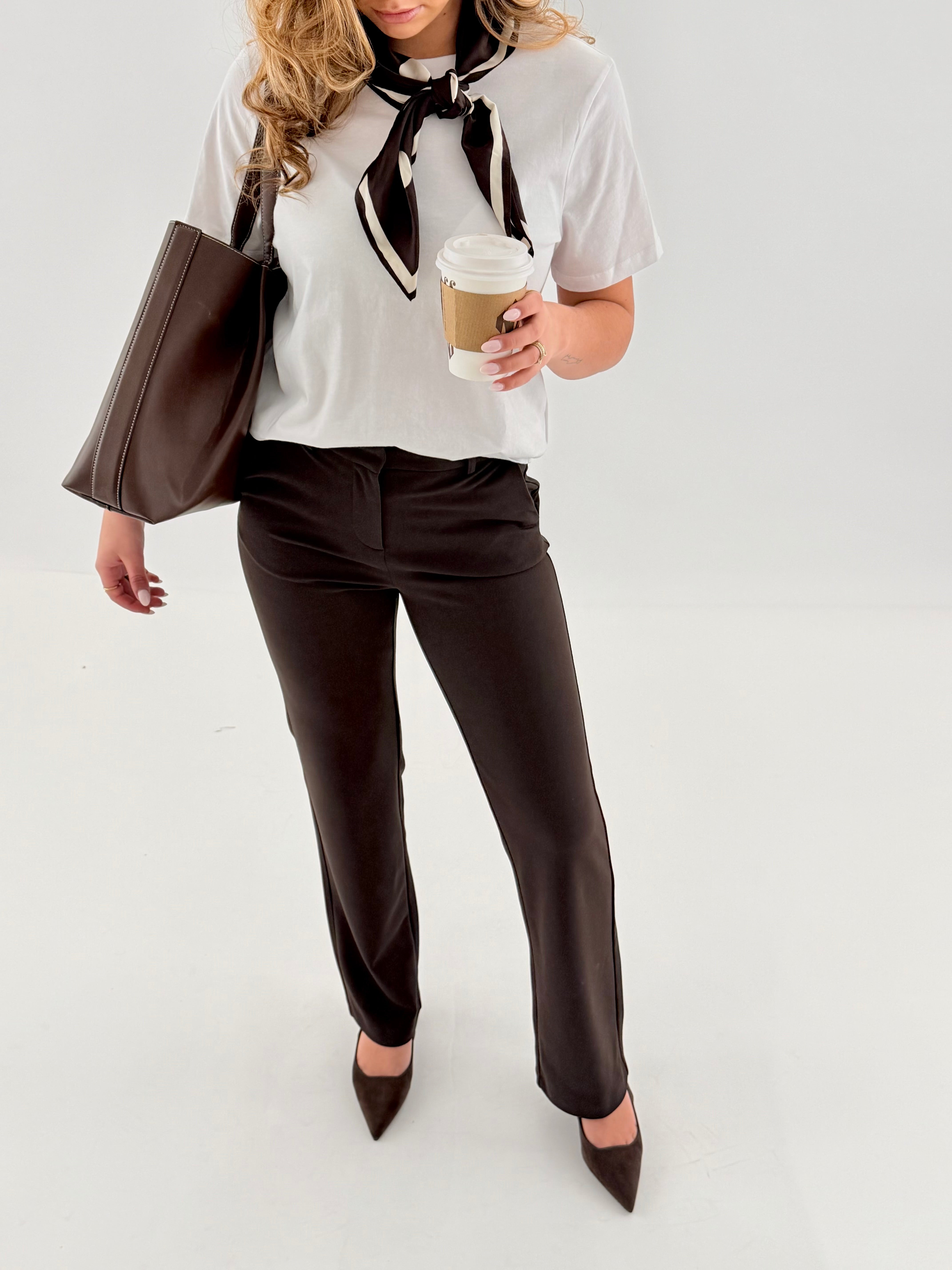 VMZAMIRA Trousers - Chocolate Torte