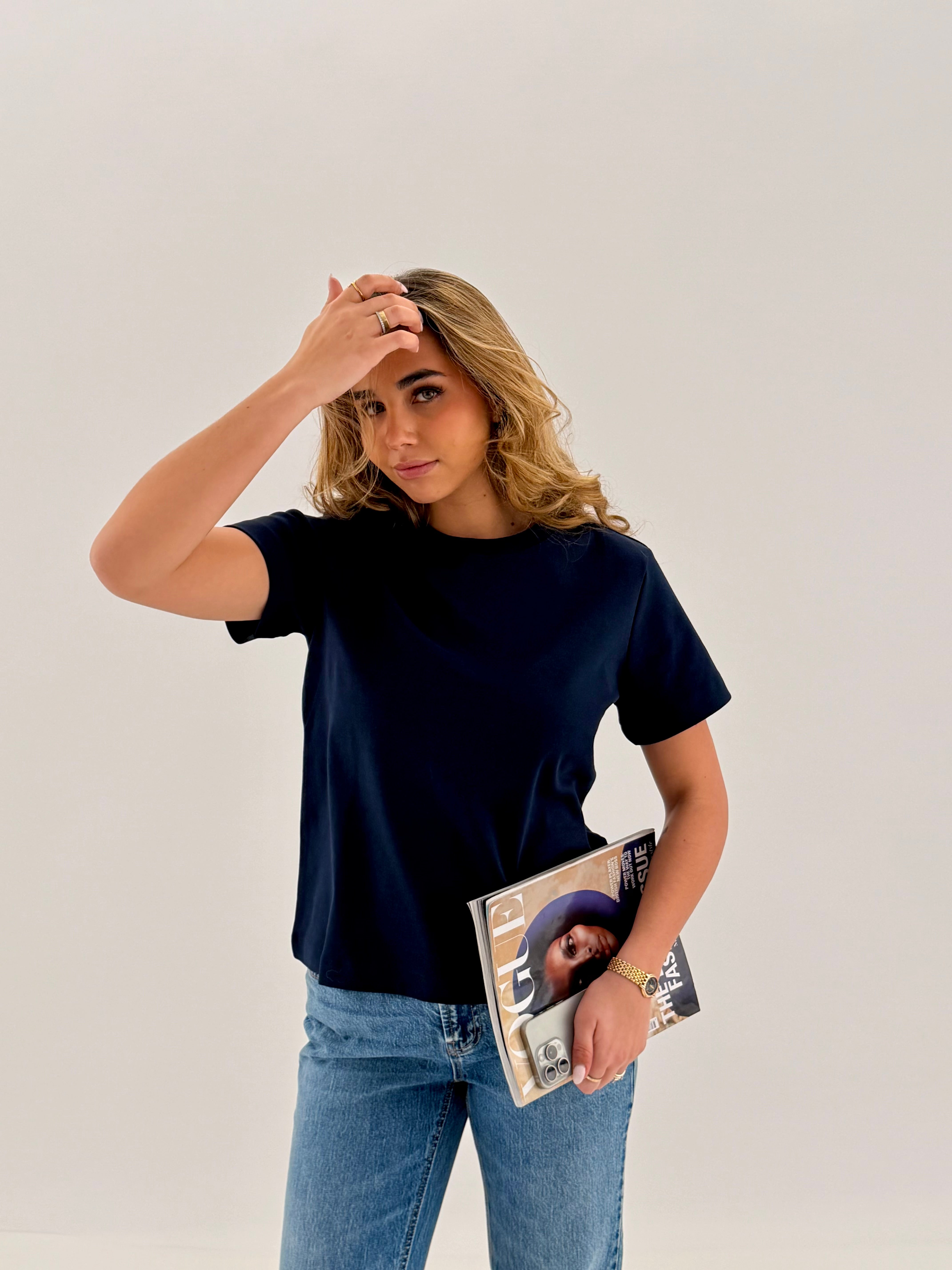 AWNAIMA T-Shirt - Dark Sapphire