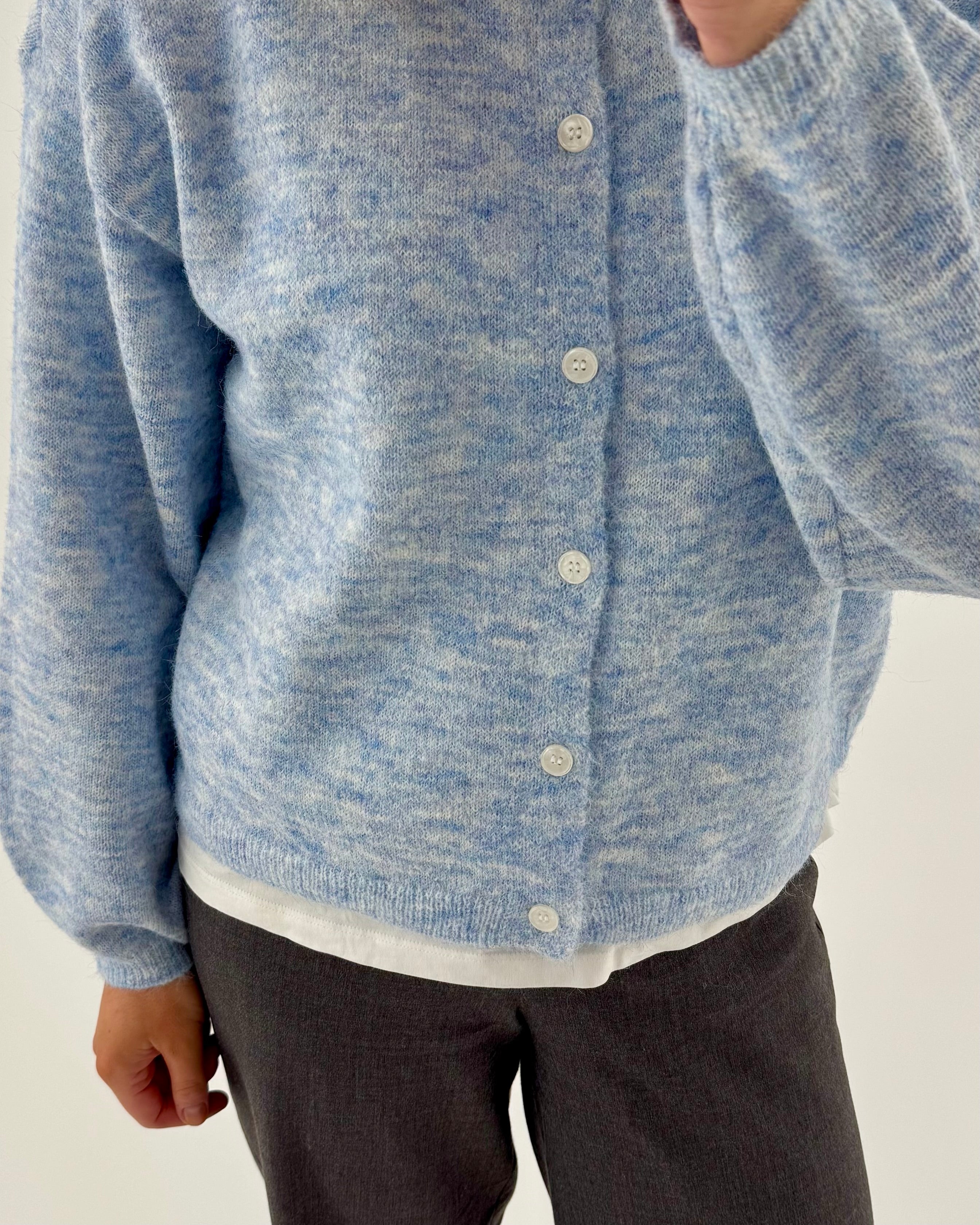 VMHOPE Knit Cardigan - Cashmere Blue