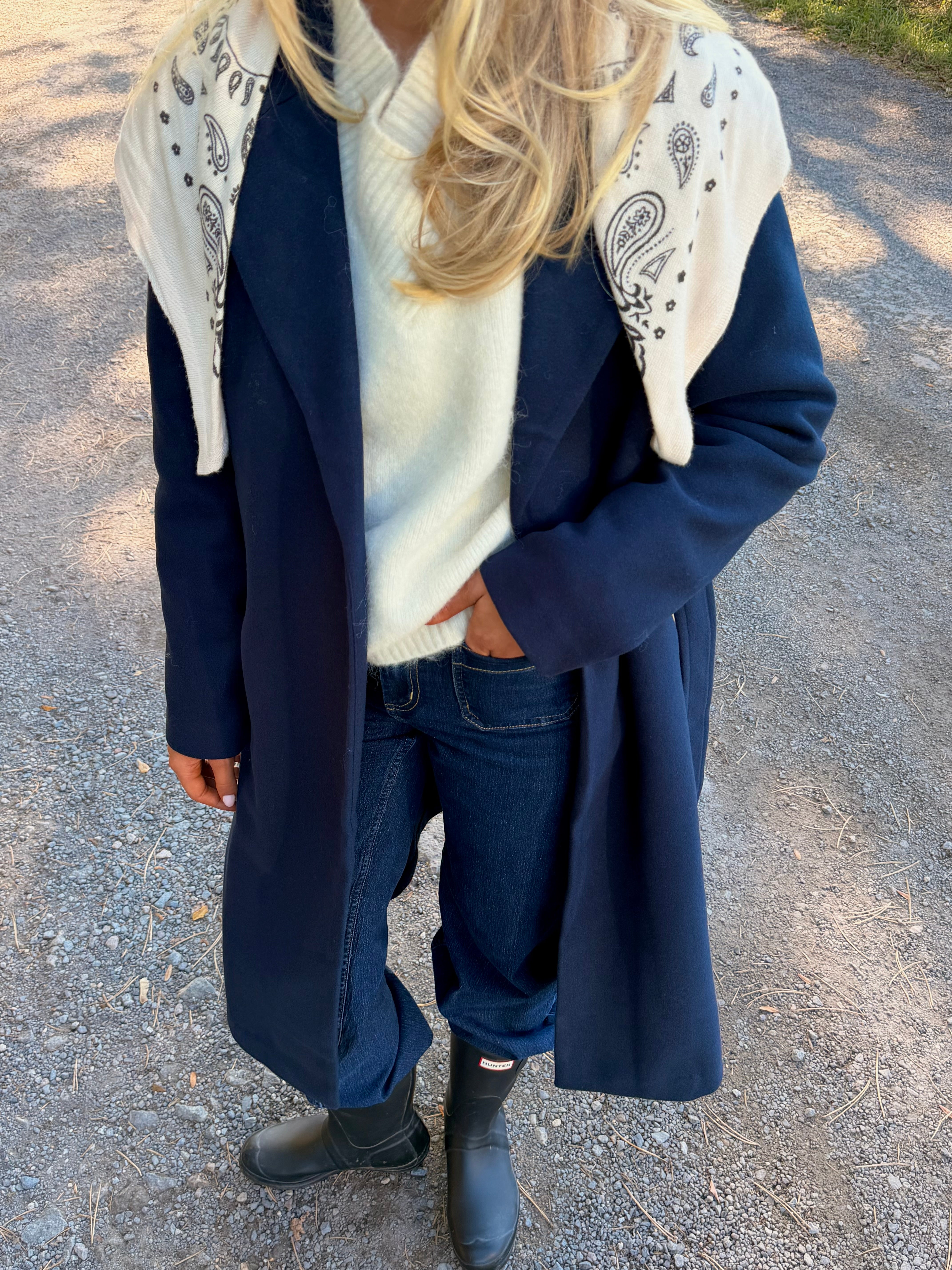 VMFORTUNEAYA Coat - Navy Blazer