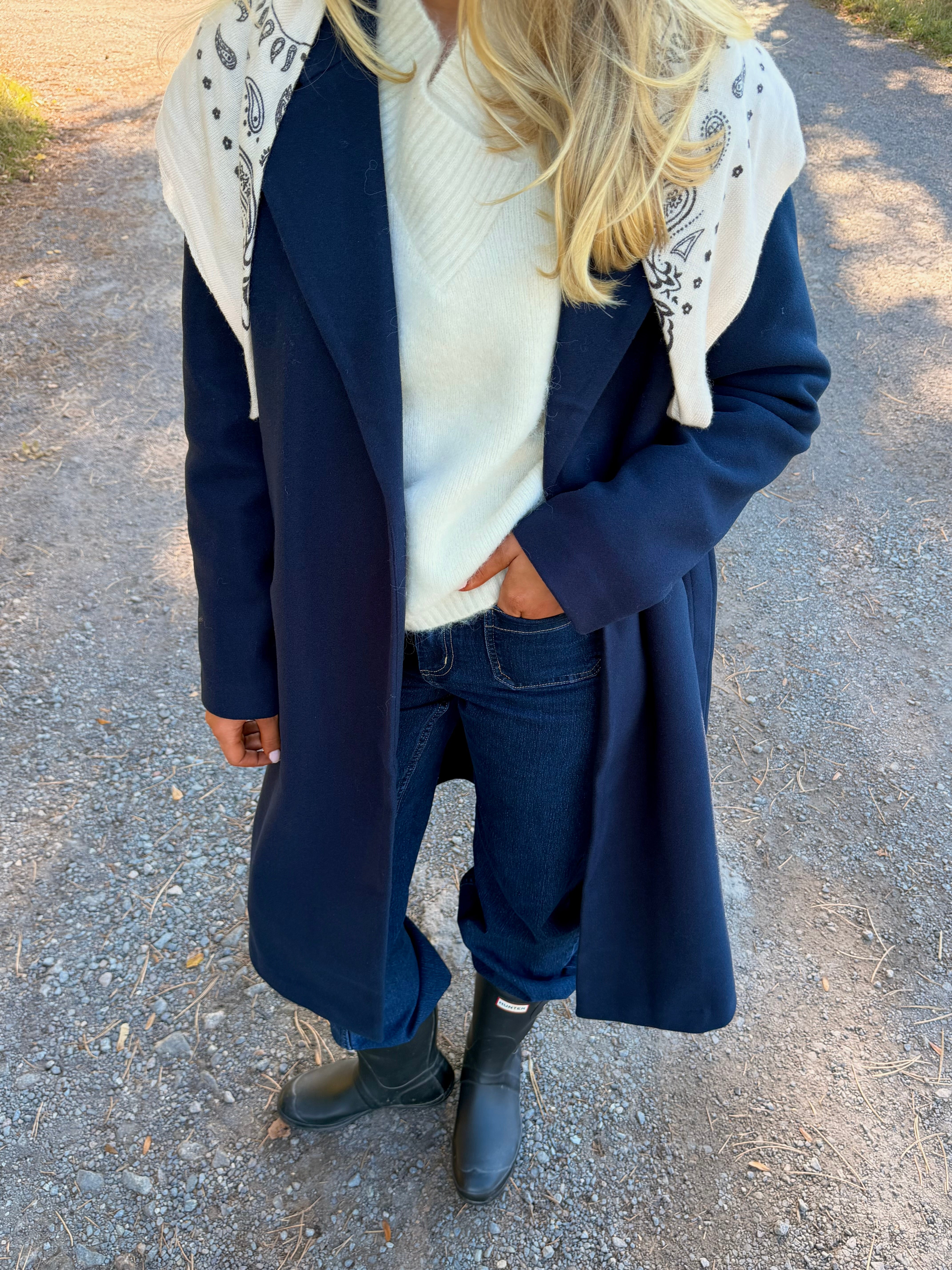 VMFORTUNEAYA Coat - Navy Blazer