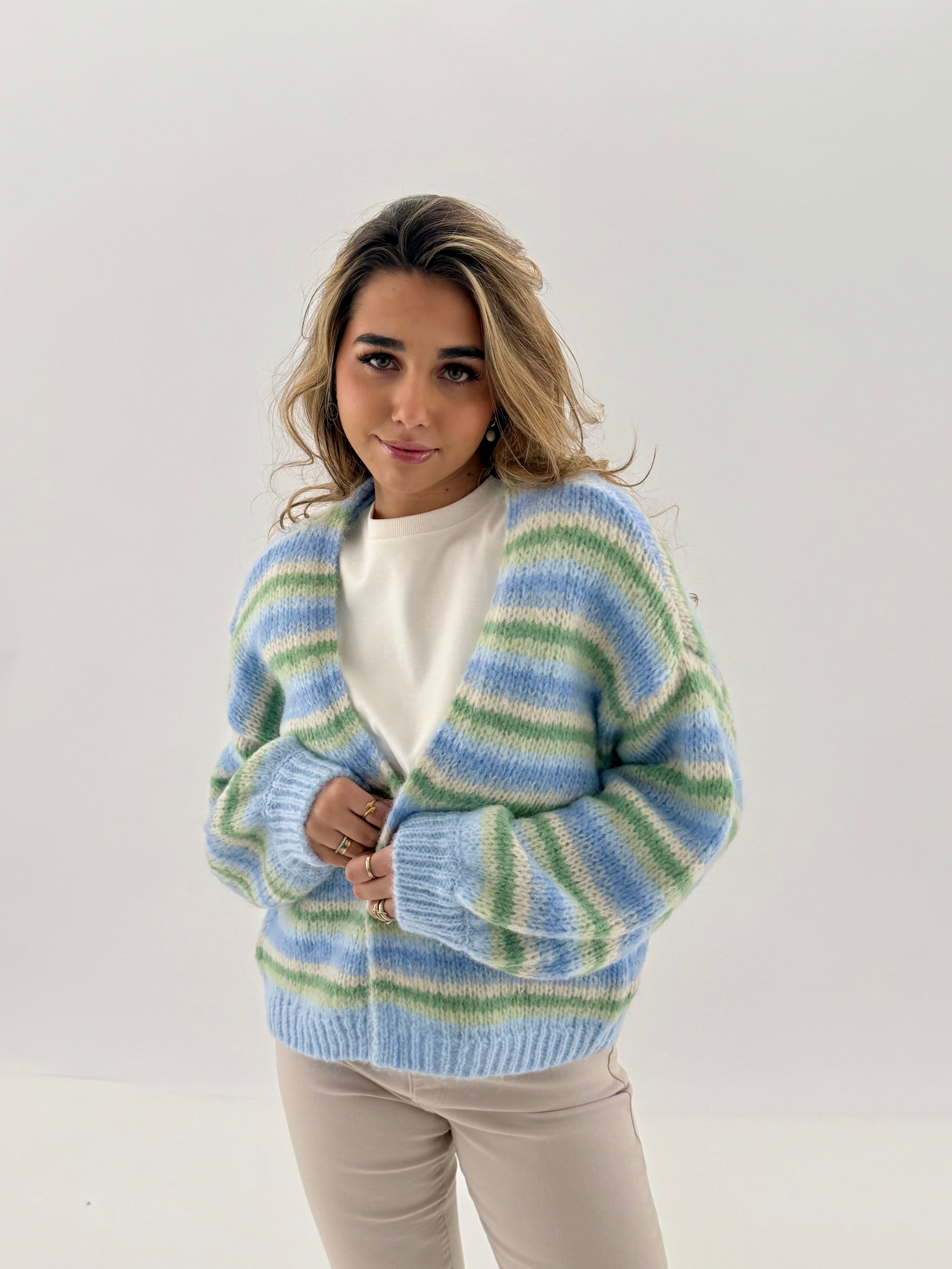 VMMAYBE Knit Cardigan - Fog Green