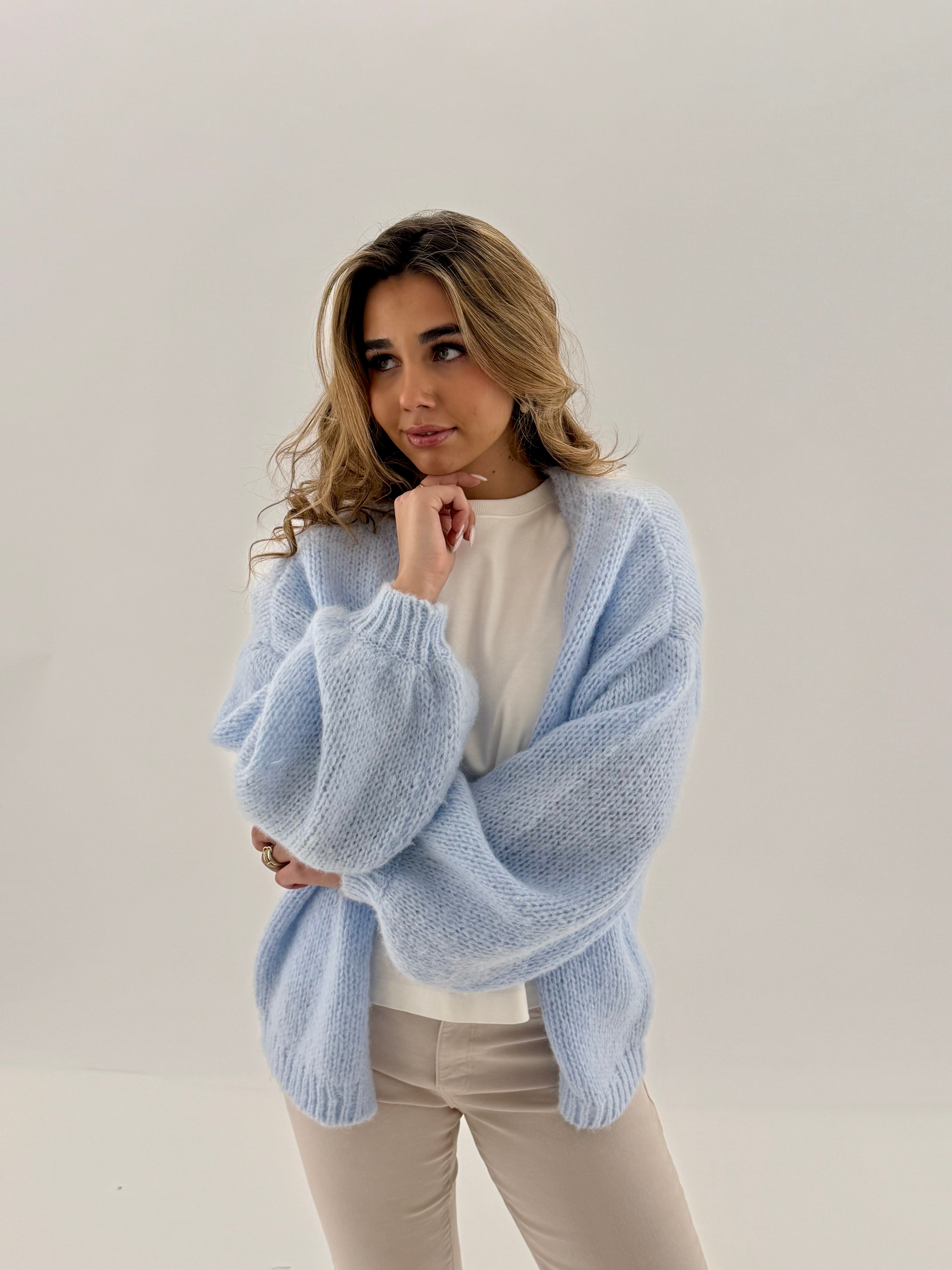 VMMAYBE Knit Cardigan - Cashmere Blue