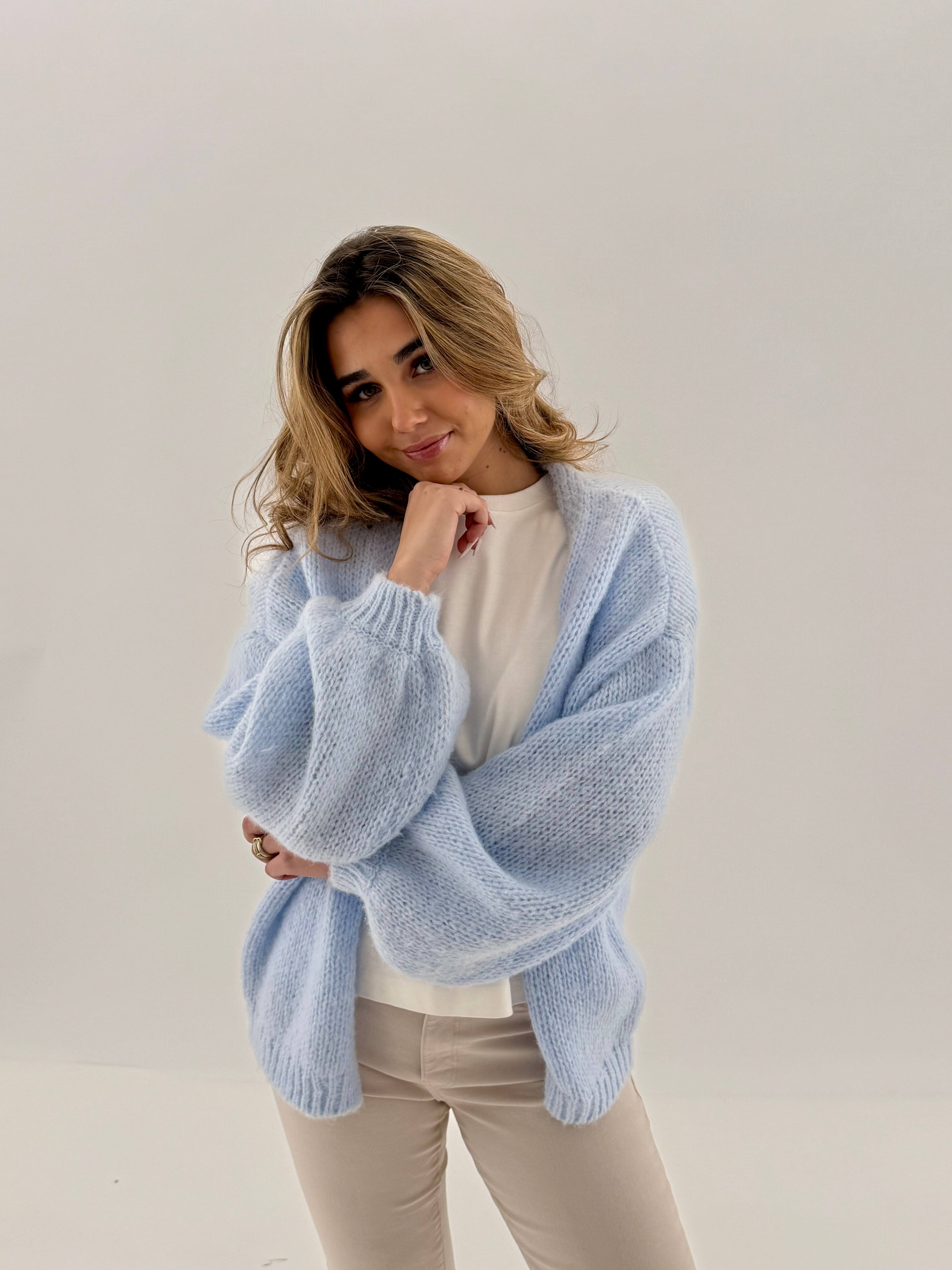 VMMAYBE Knit Cardigan - Cashmere Blue