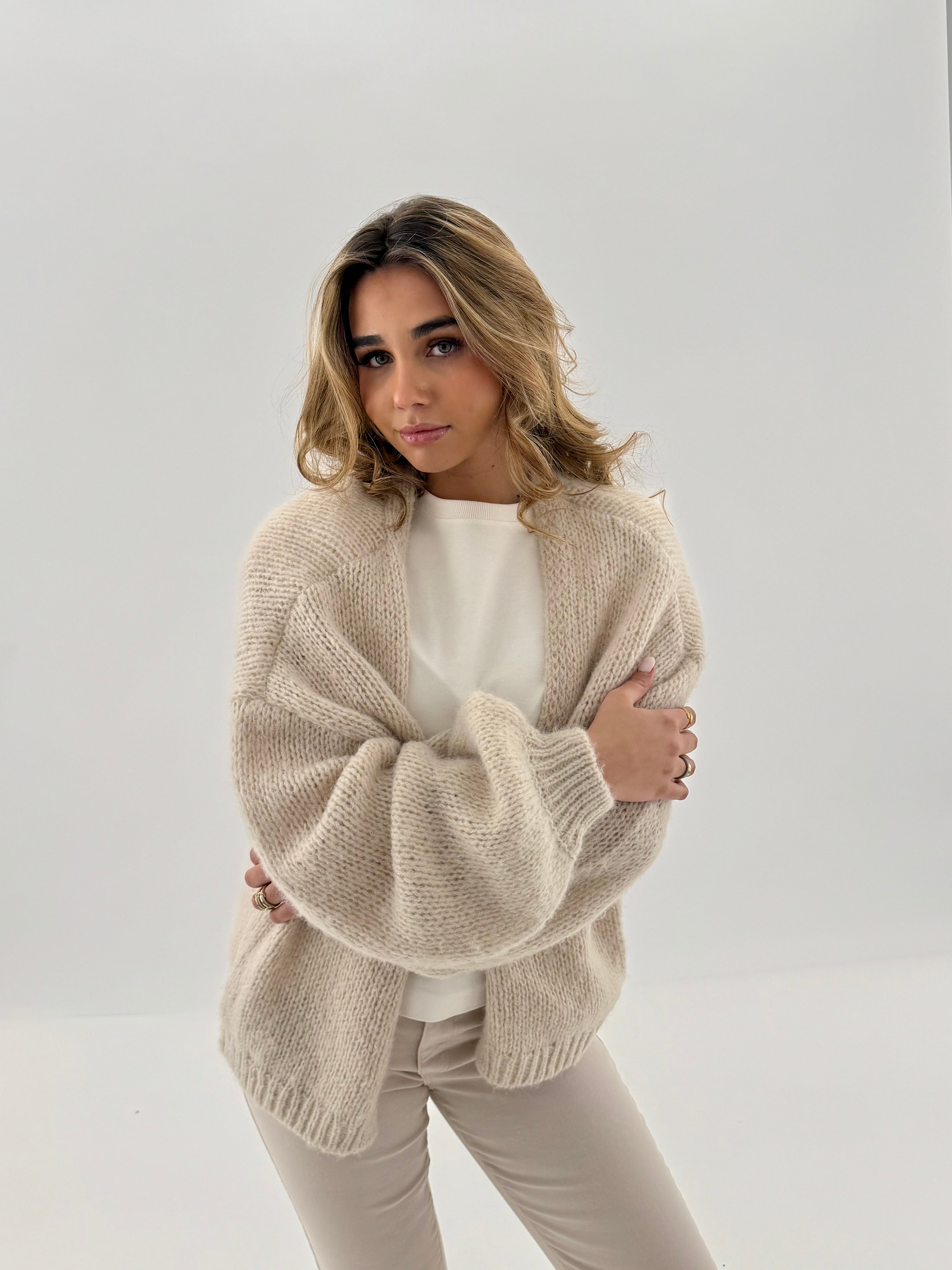 VMMAYBE Knit Cardigan - Birch
