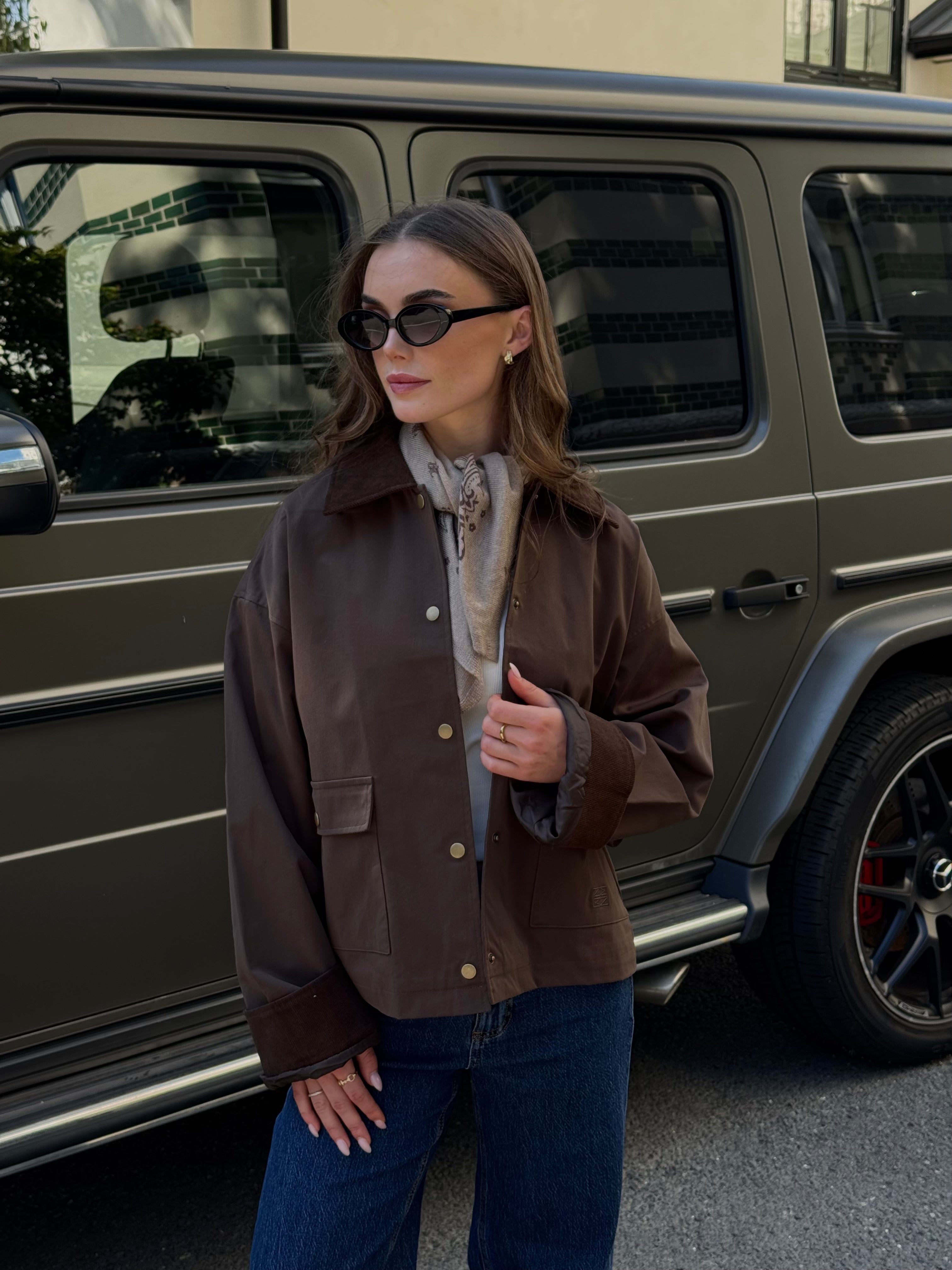 NMNORA Jacket - Chocolate Brown