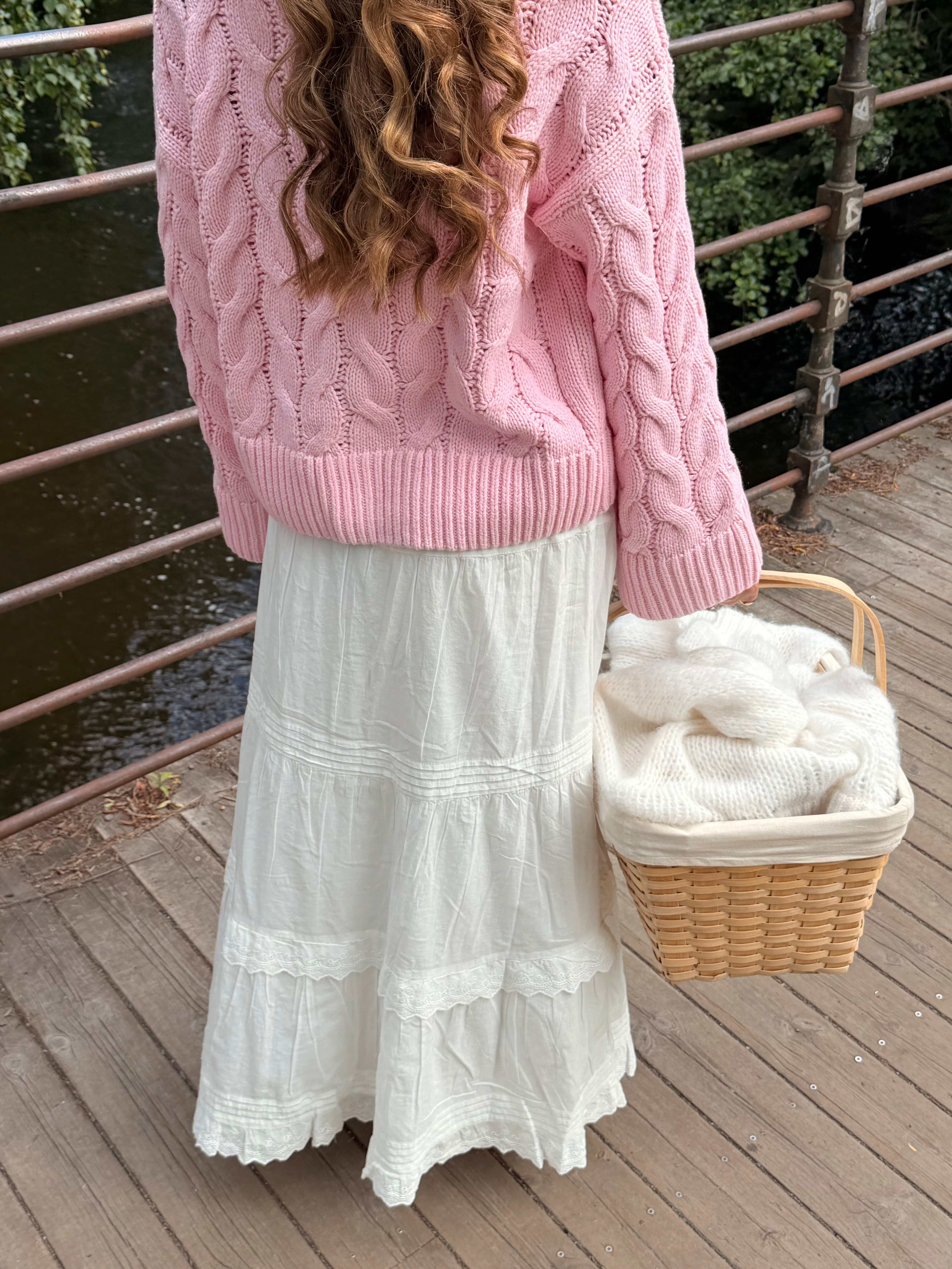 VMSVEA Knit Cardigan - Roseate Spoonbill