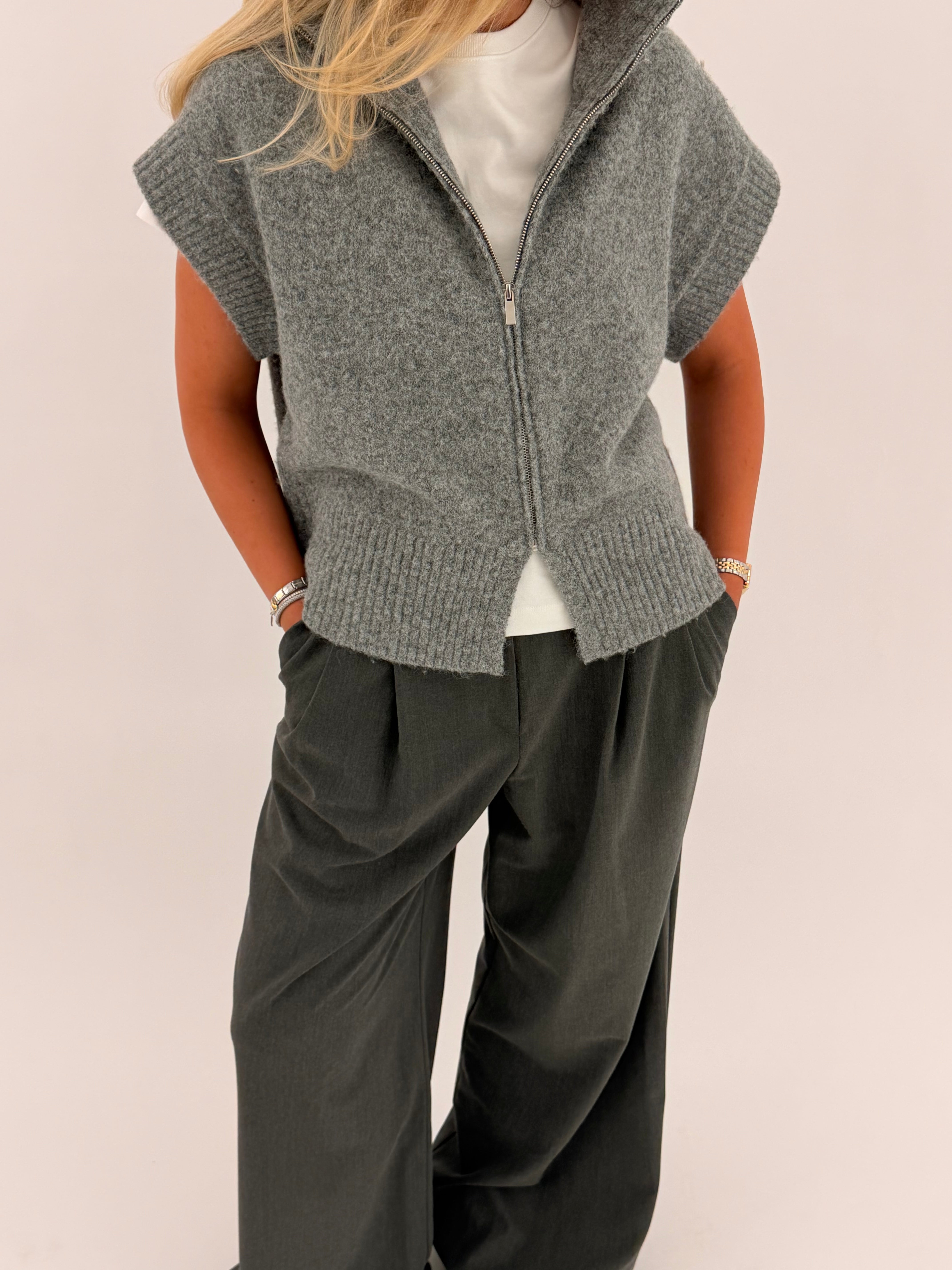 VMBANG Pullover - Medium Grey Melange