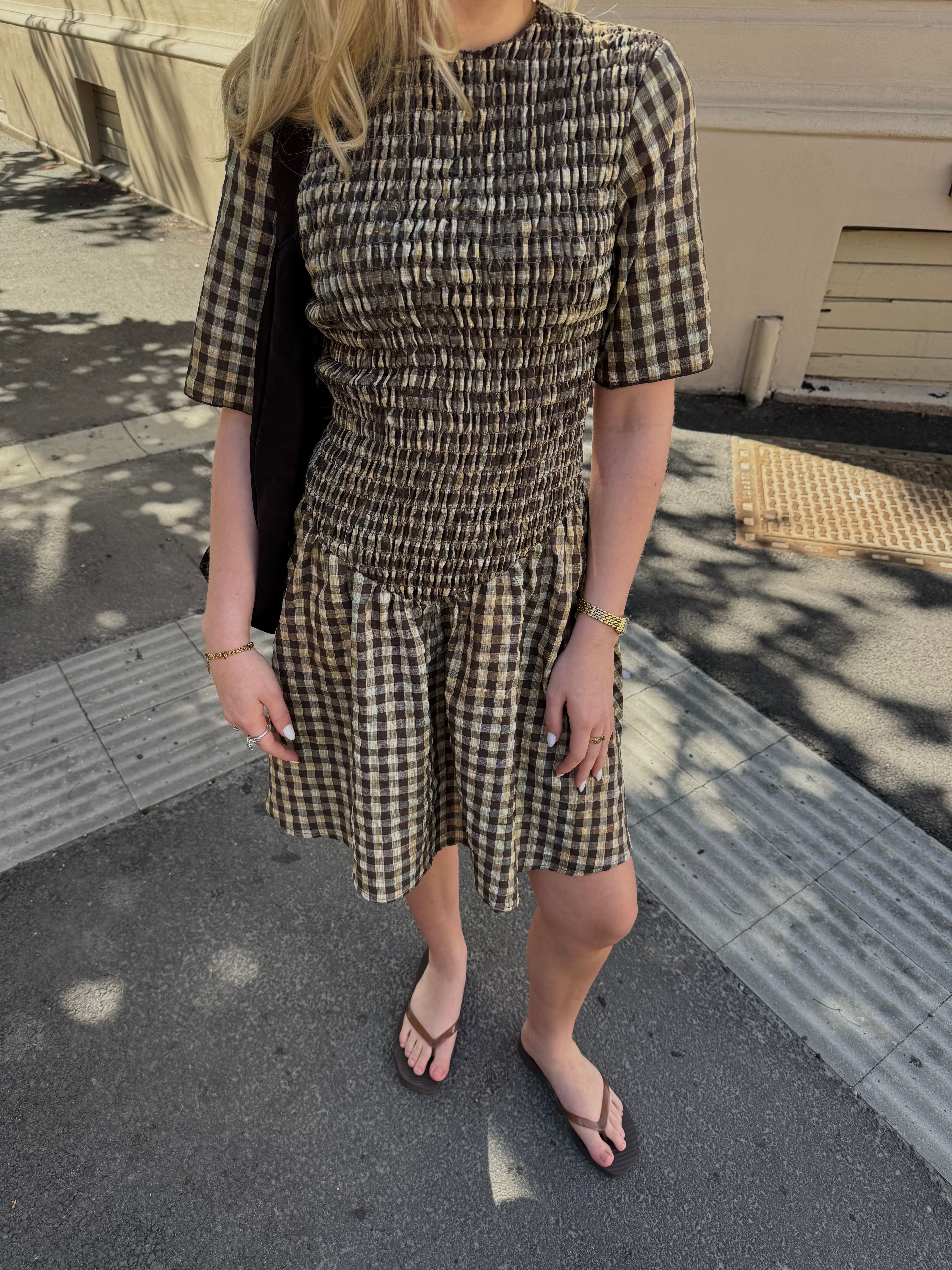 PCADALAIDE DRESS - Whitecap grey