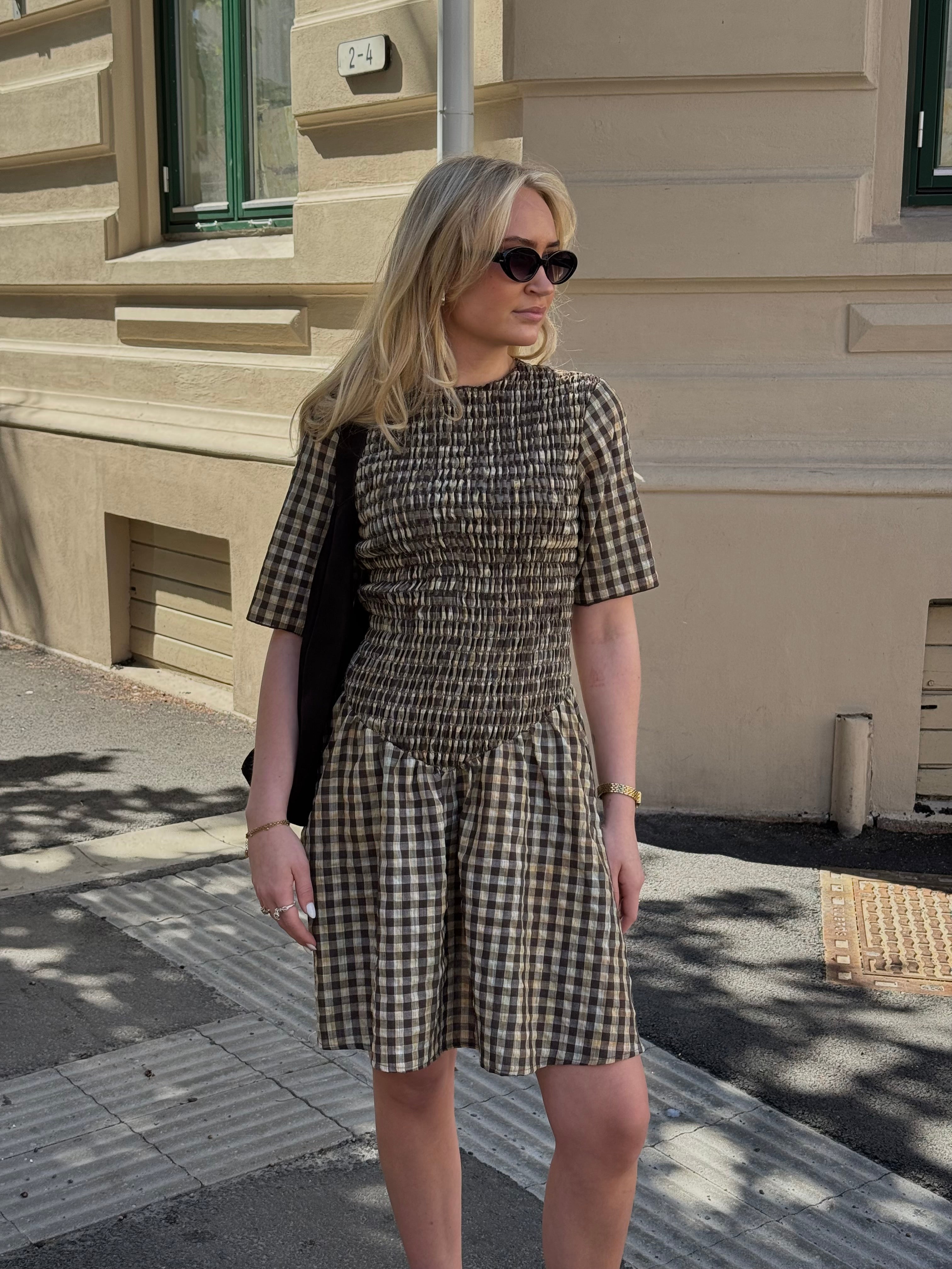 PCADALAIDE DRESS - Whitecap grey