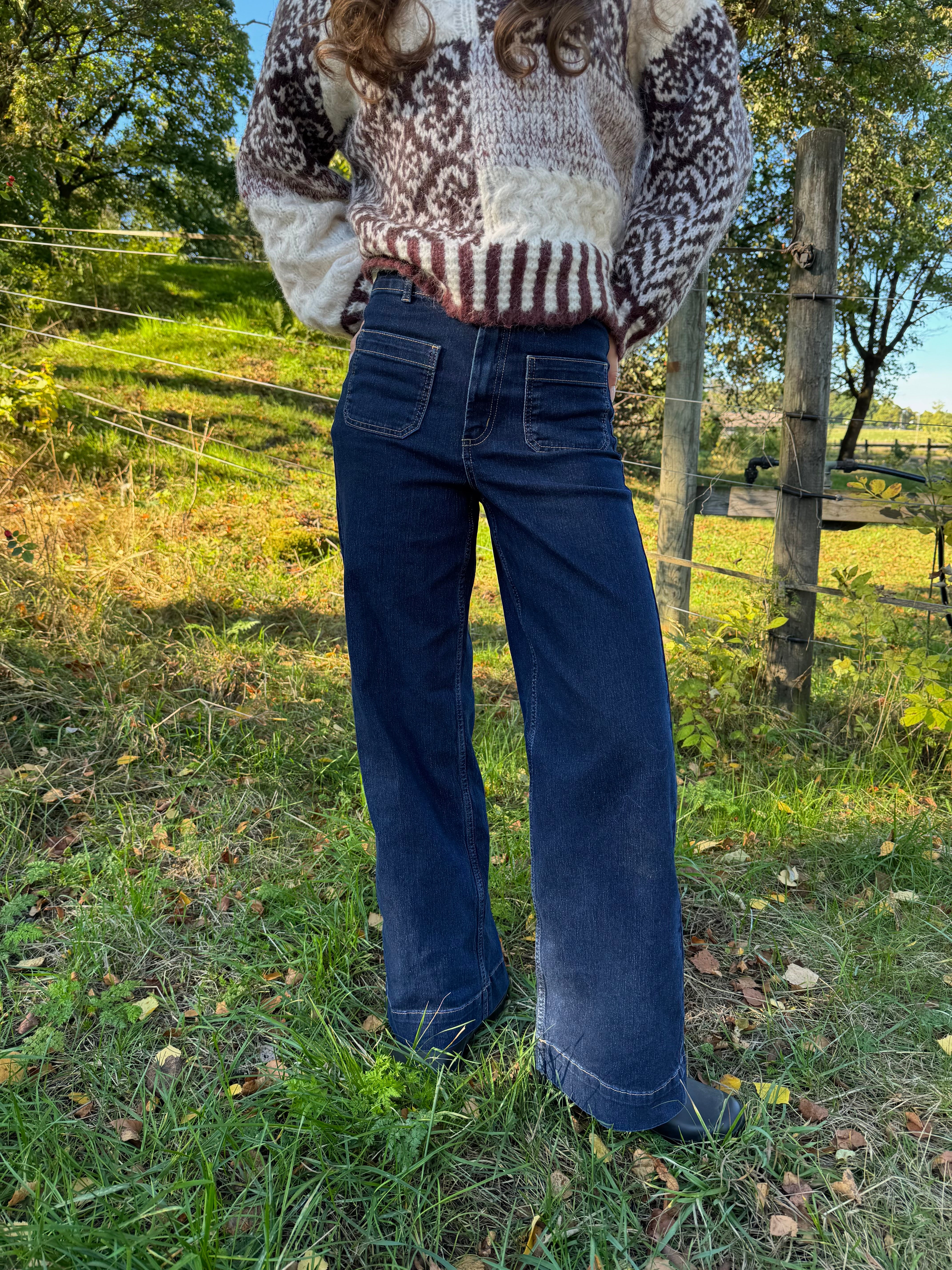 VMKAYLA Jeans - Dark Blue Denim