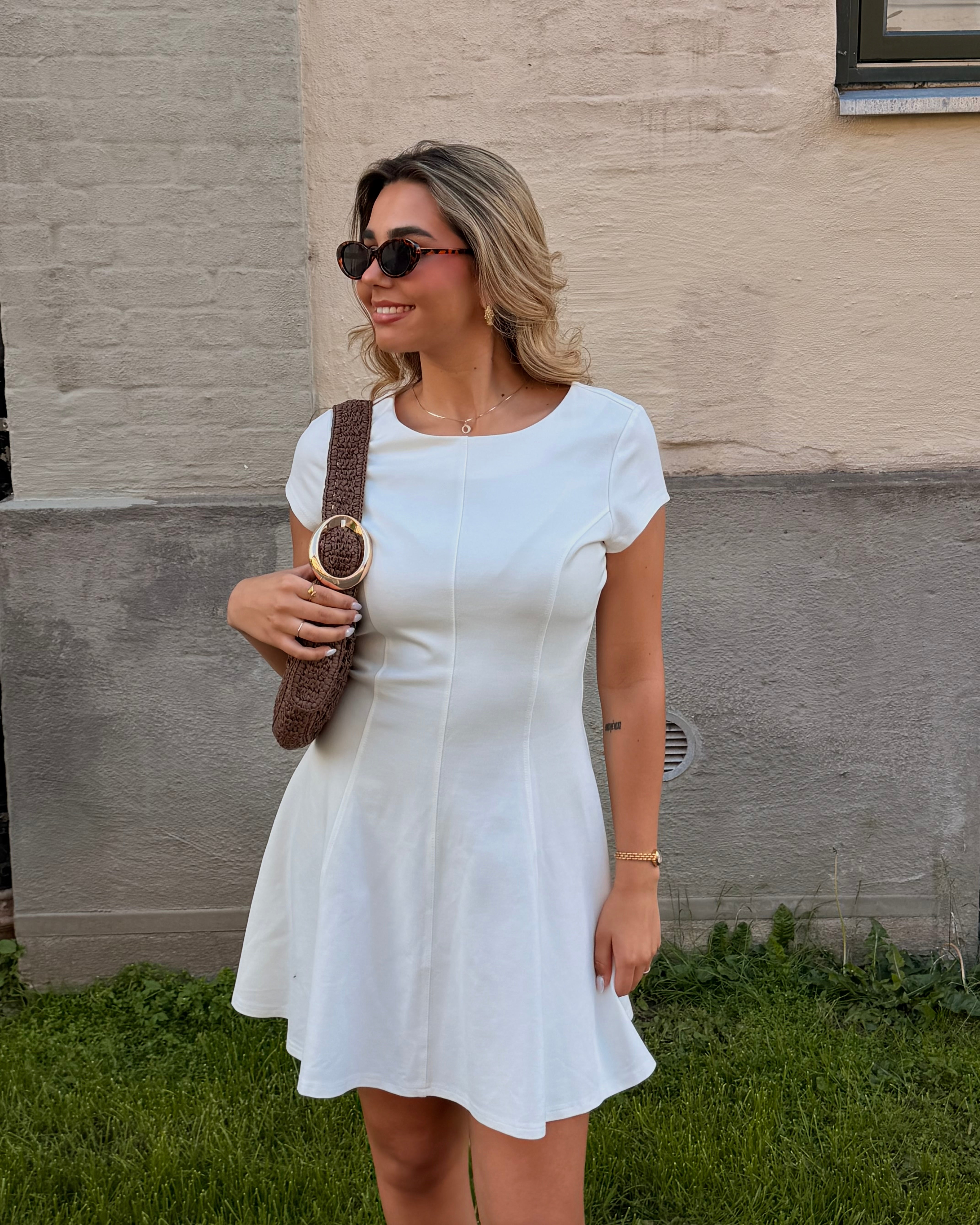 VMJAZLYN Short Dress - Snow White