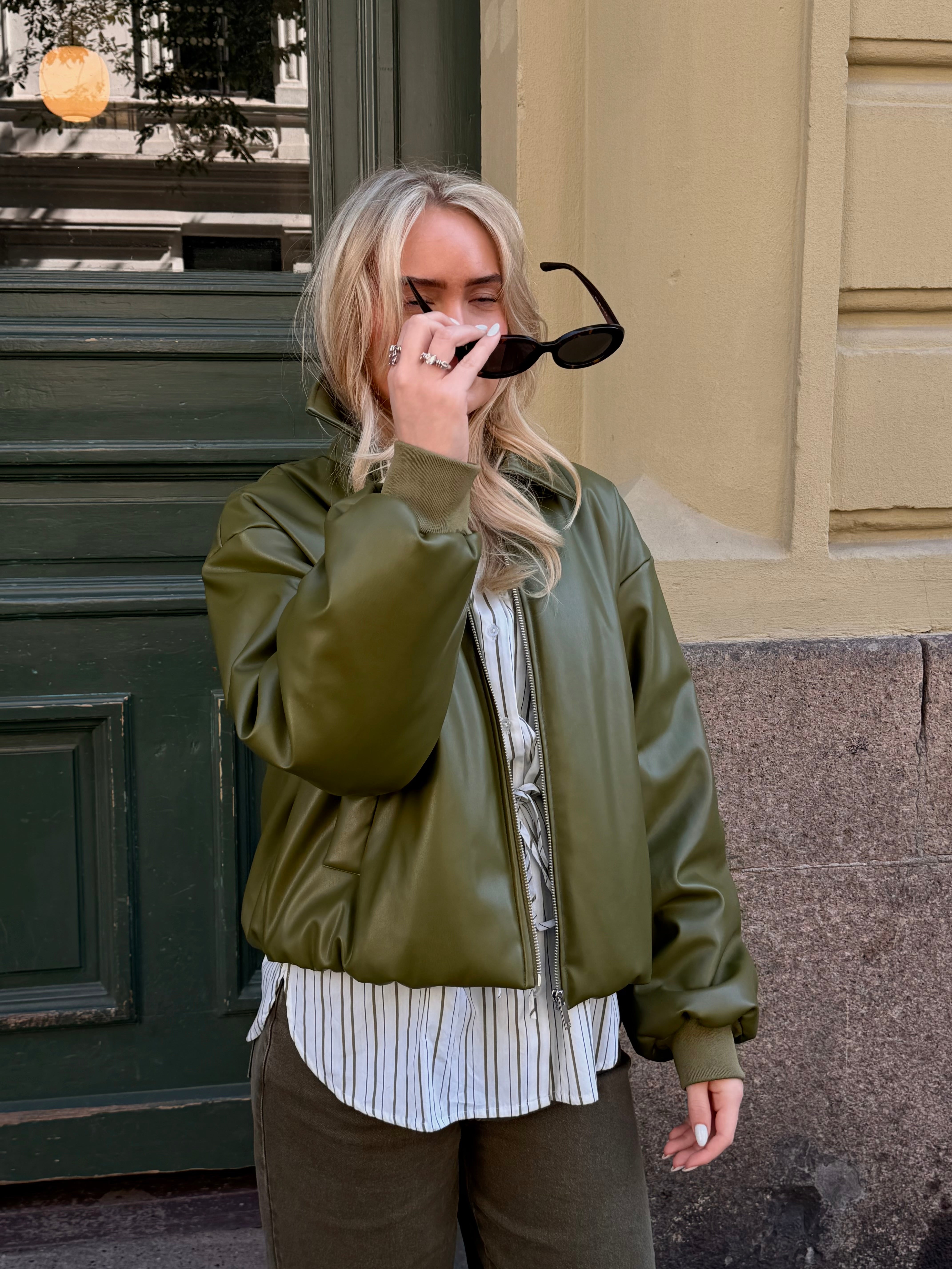 PCLARA JACKET - Sphagnum