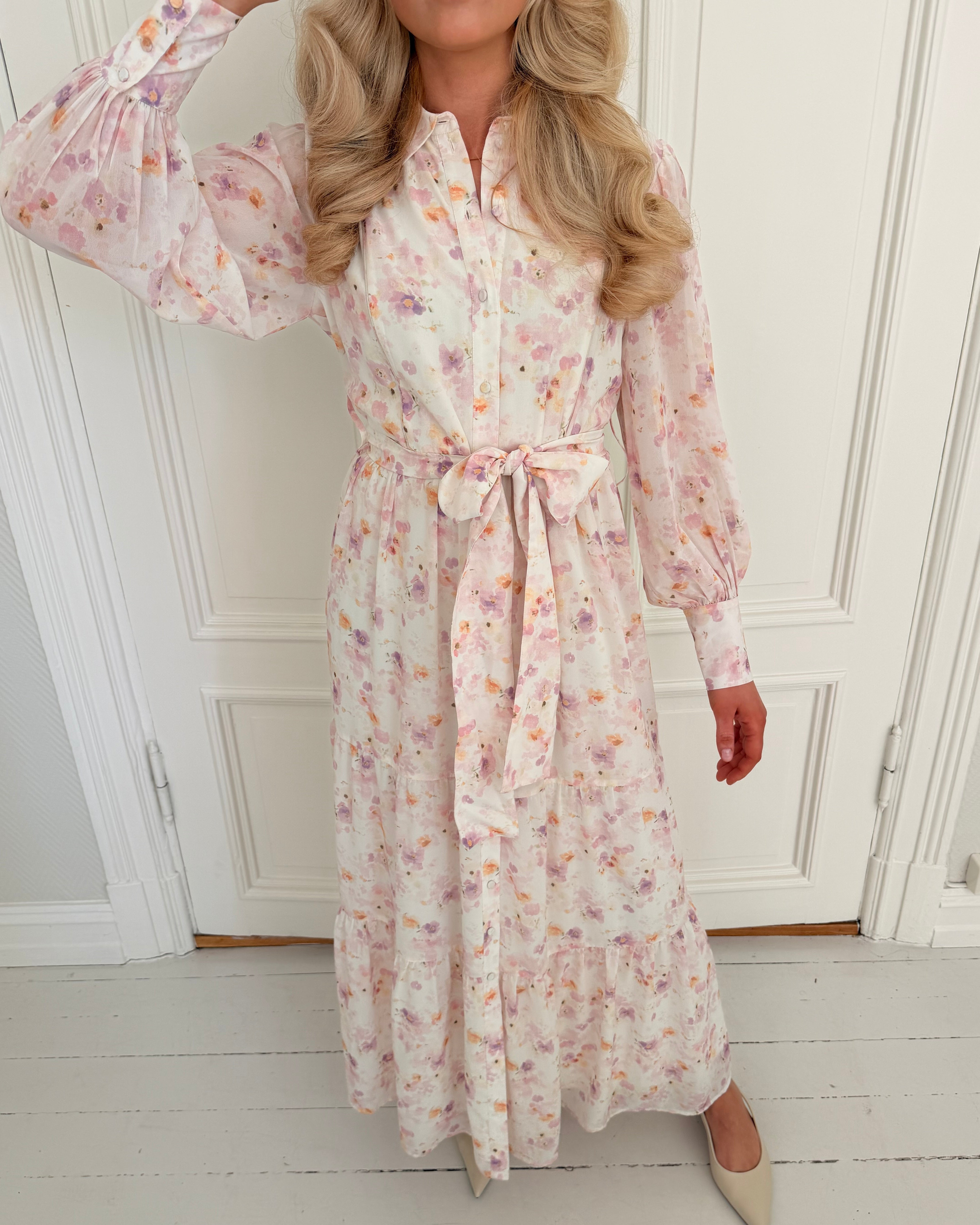 AWTALIHA Long Dress - Birch