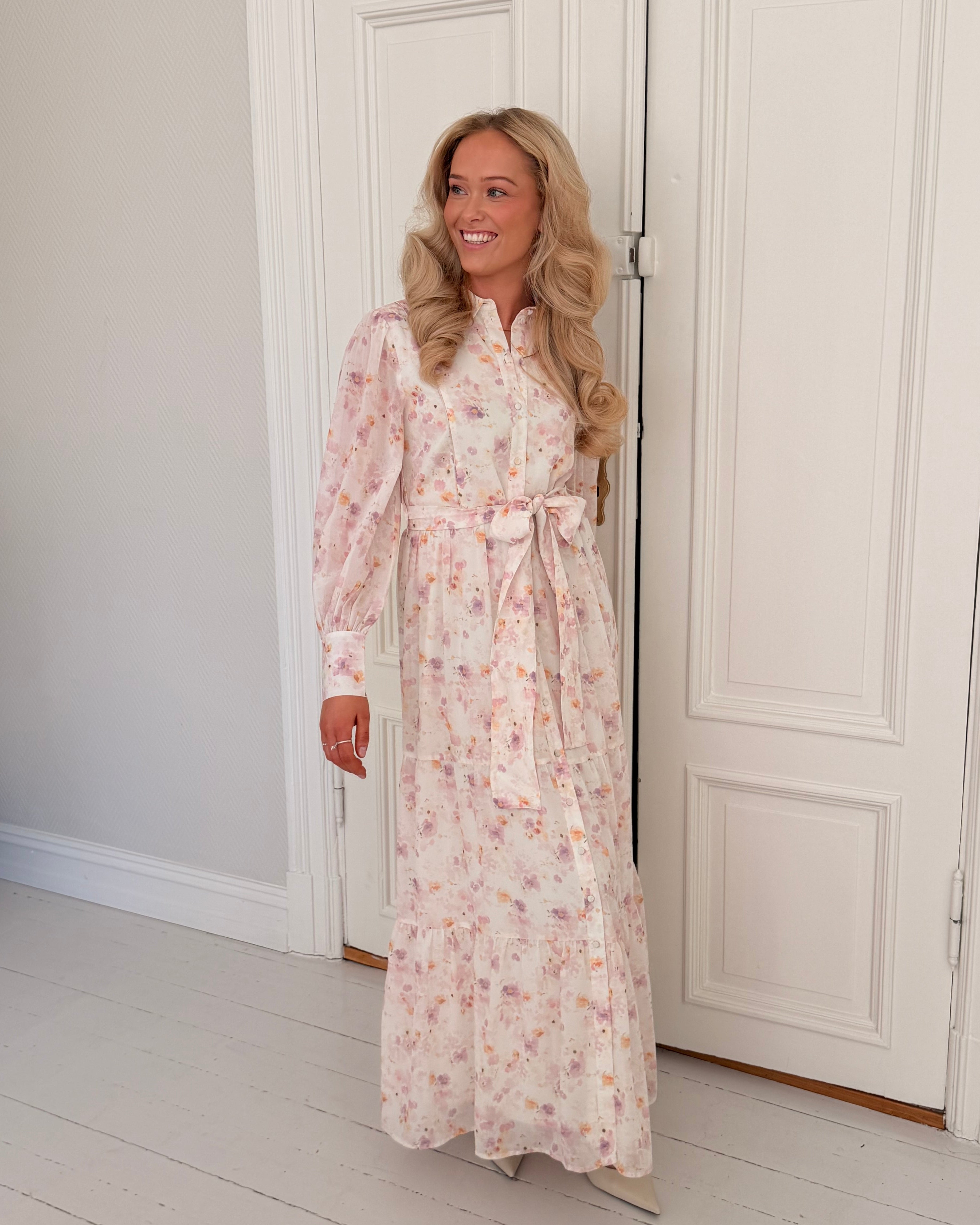 AWTALIHA Long Dress - Birch