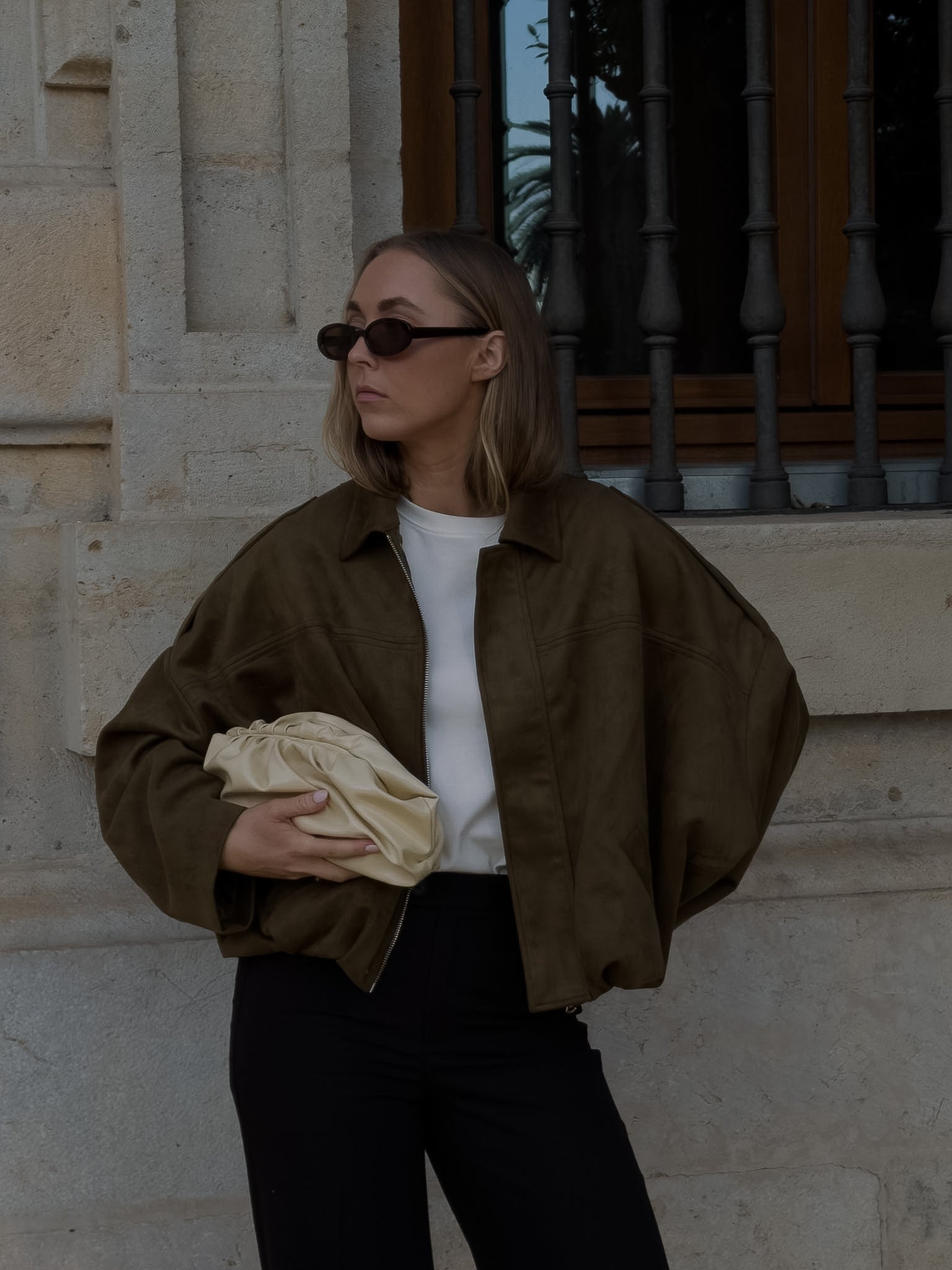 VMHAZEL Bomber - Military Olive