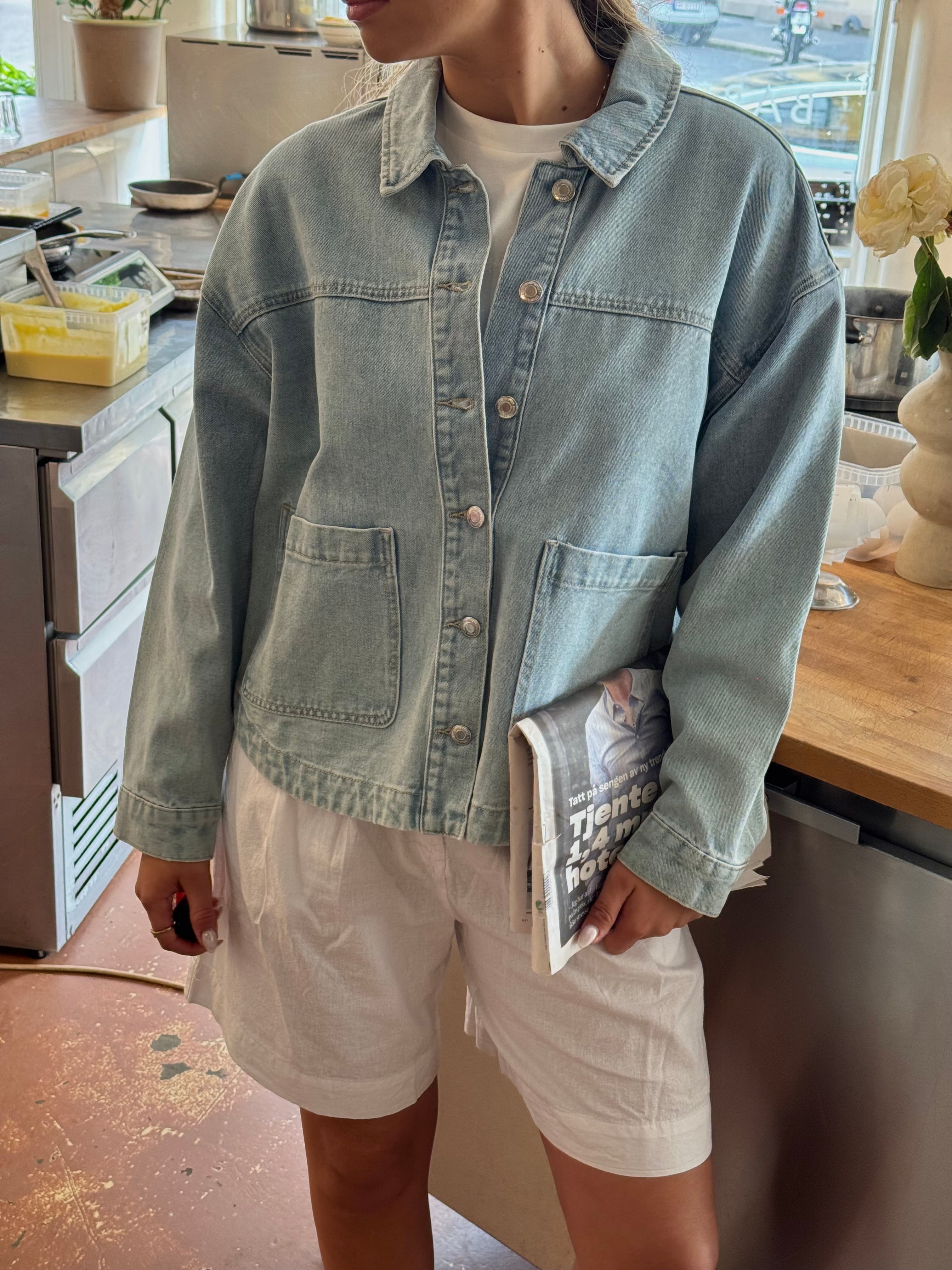 VMJAMIE Denim Jacket - Light Blue Denim