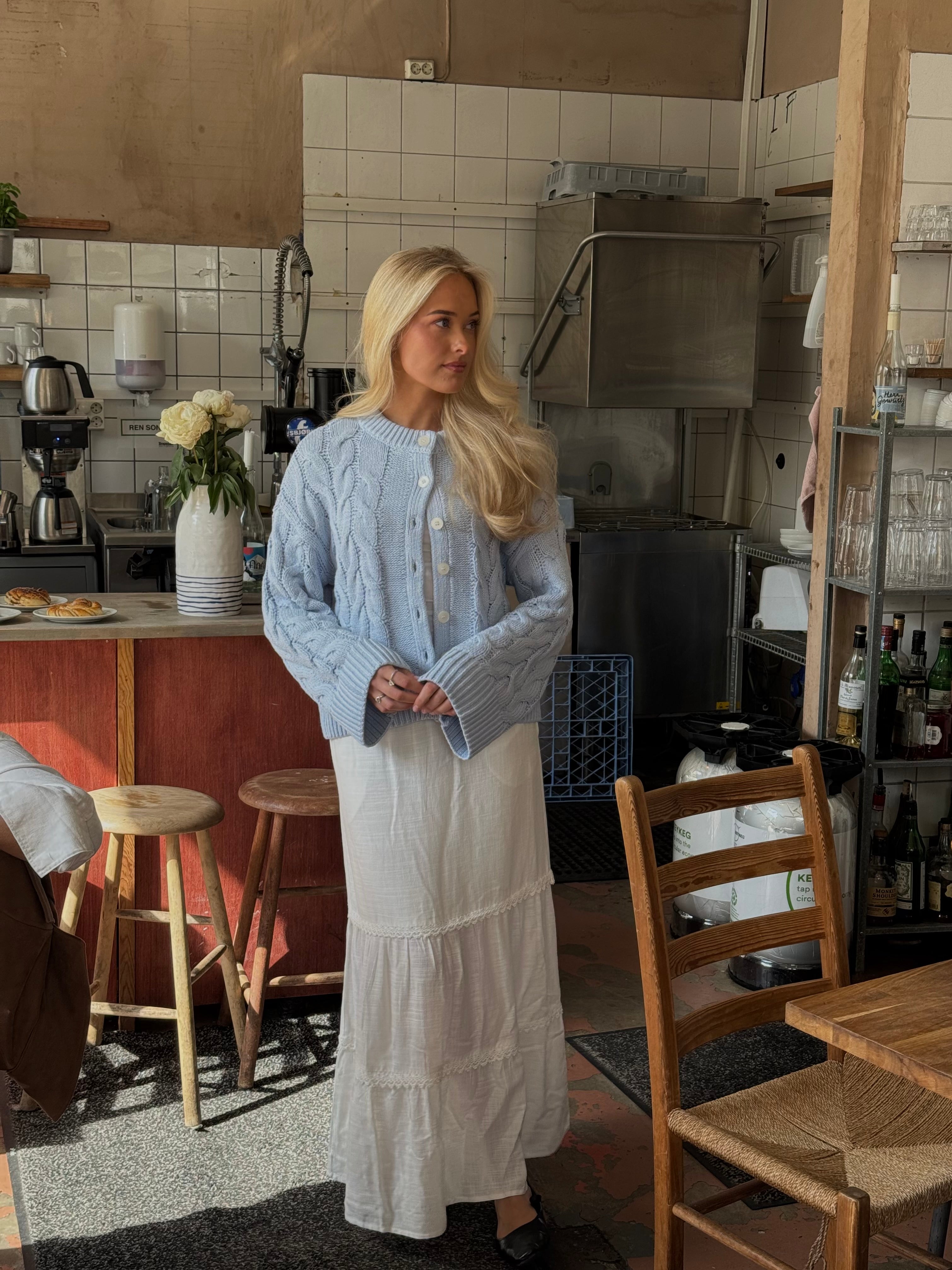 VMSVEA Knit Cardigan - Cashmere Blue