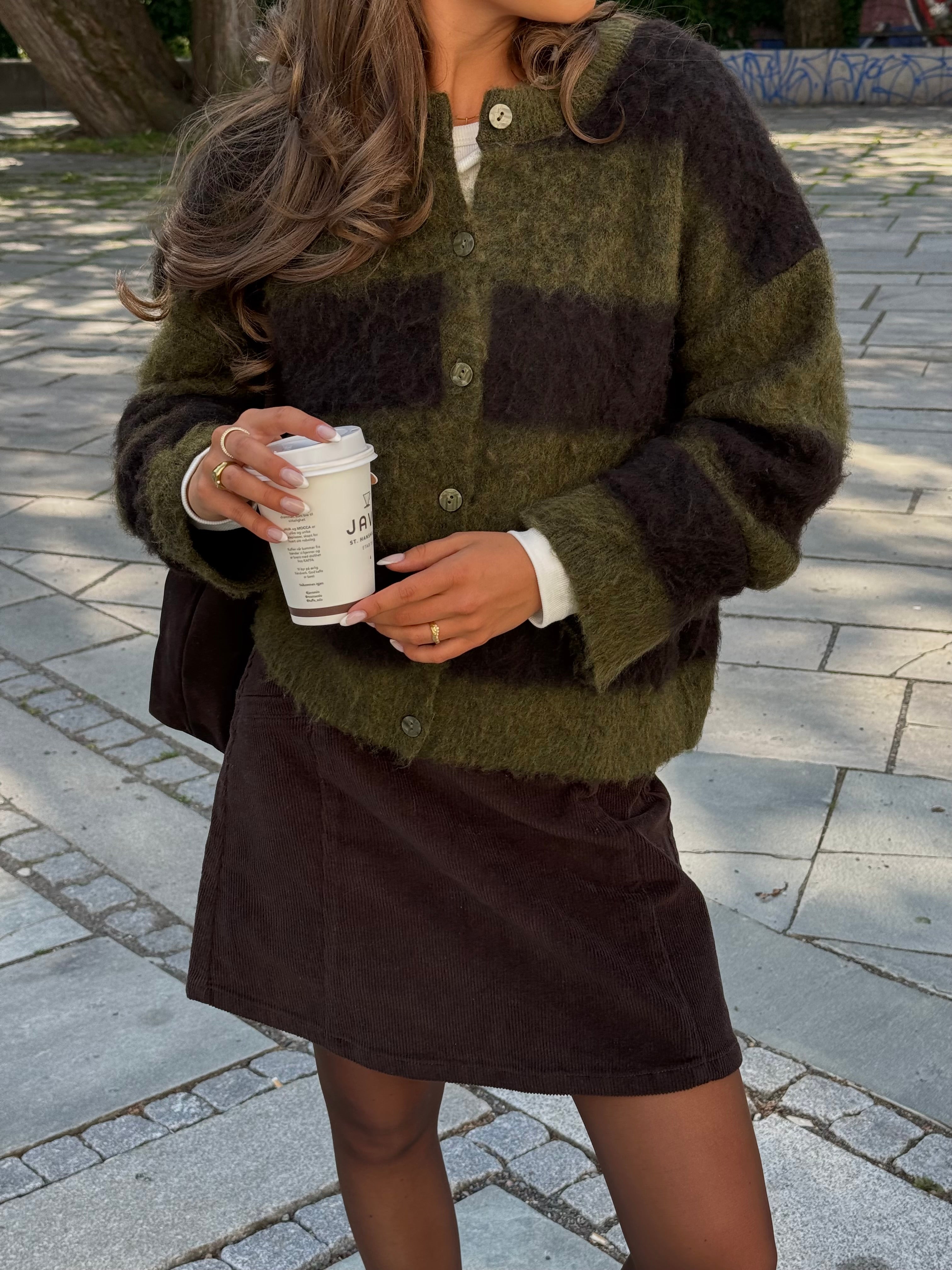 NMSOFF CARDIGAN - Chocolate Brown