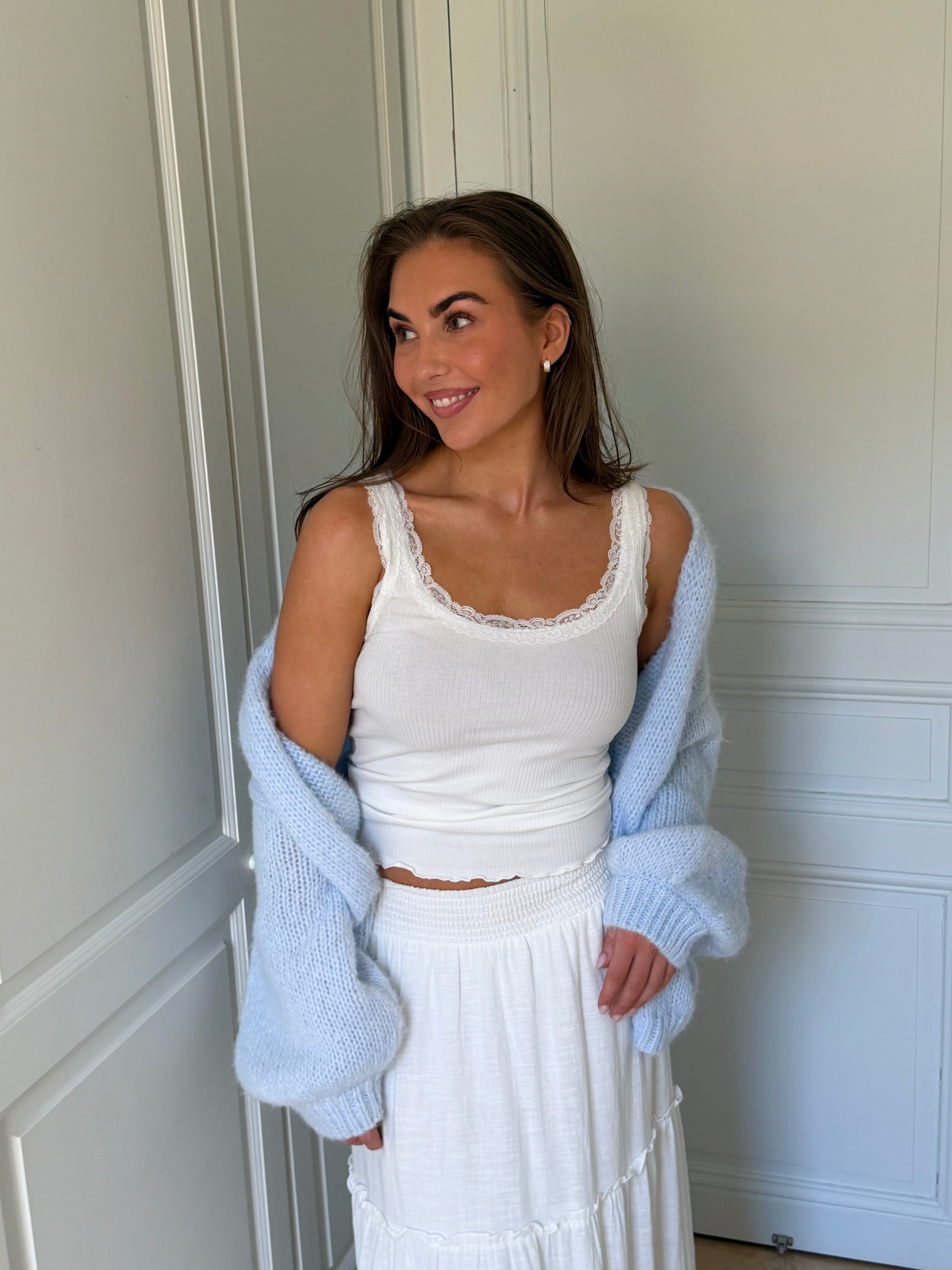 VMMAYBE Knit Cardigan - Cashmere Blue